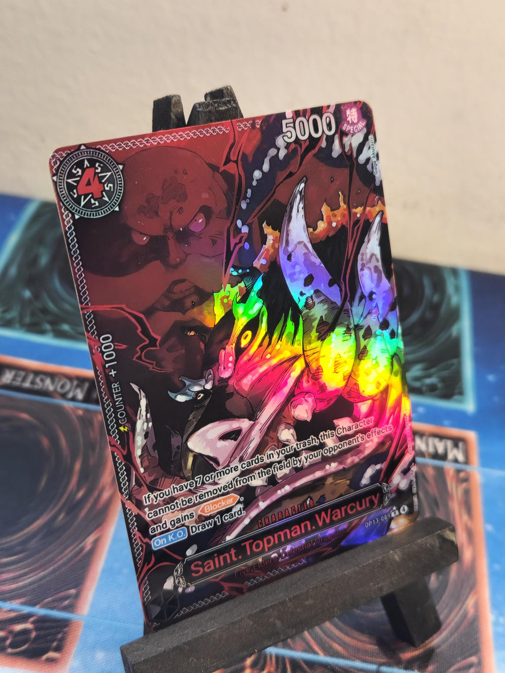 Saint Toppman Warcry alt art op13-089 One Piece proxy
