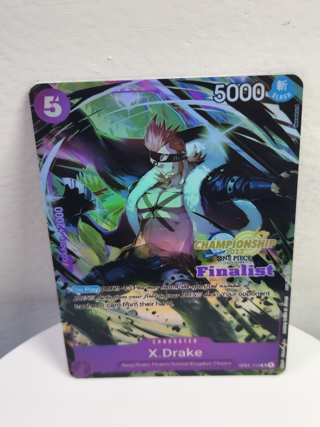 X-Drake championship 2023 op01-114 One Piece Proxy