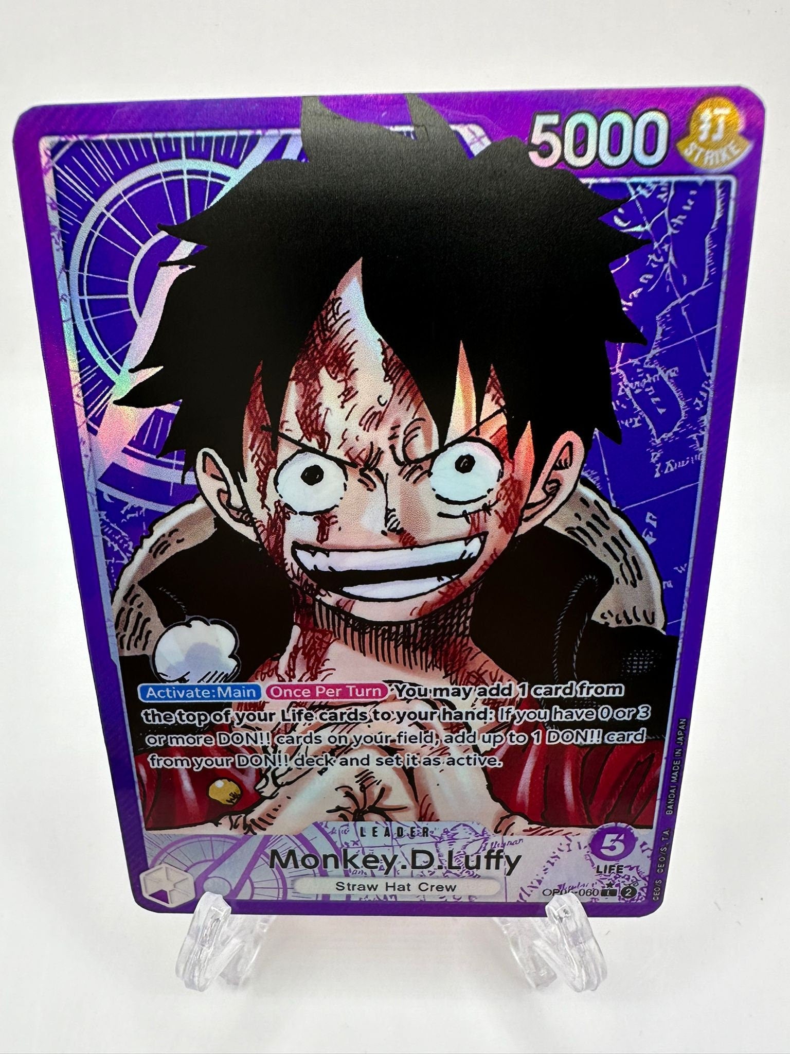 One Piece Monkey D Luffy Leader op05-060 proxy