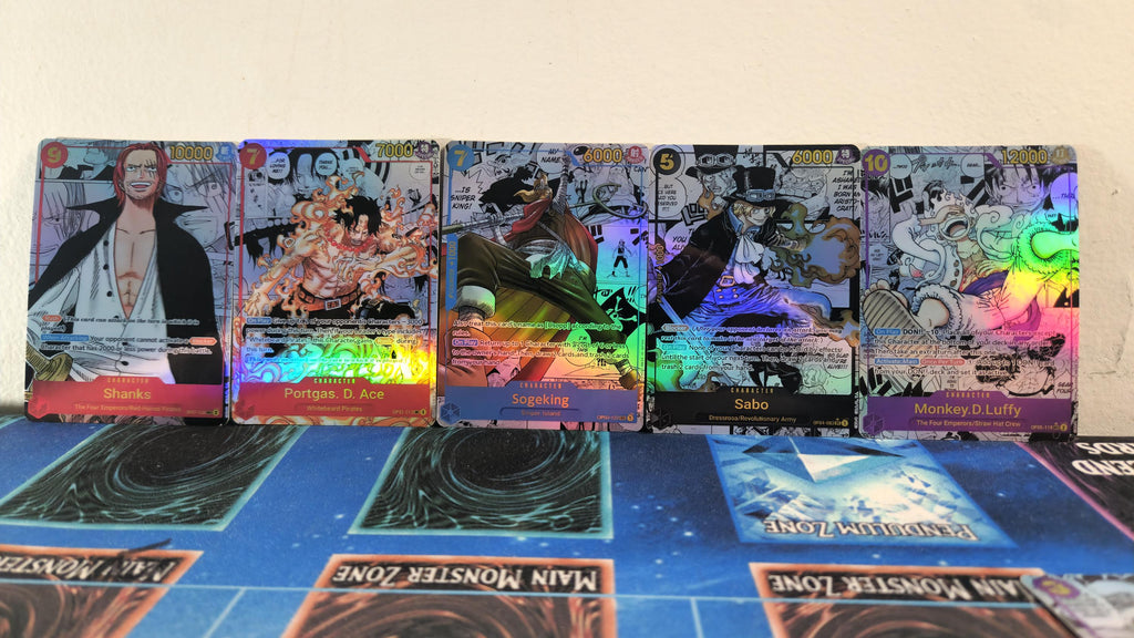 One Piece Manga Art Cards OP01-OP12 Read Description for Set Options