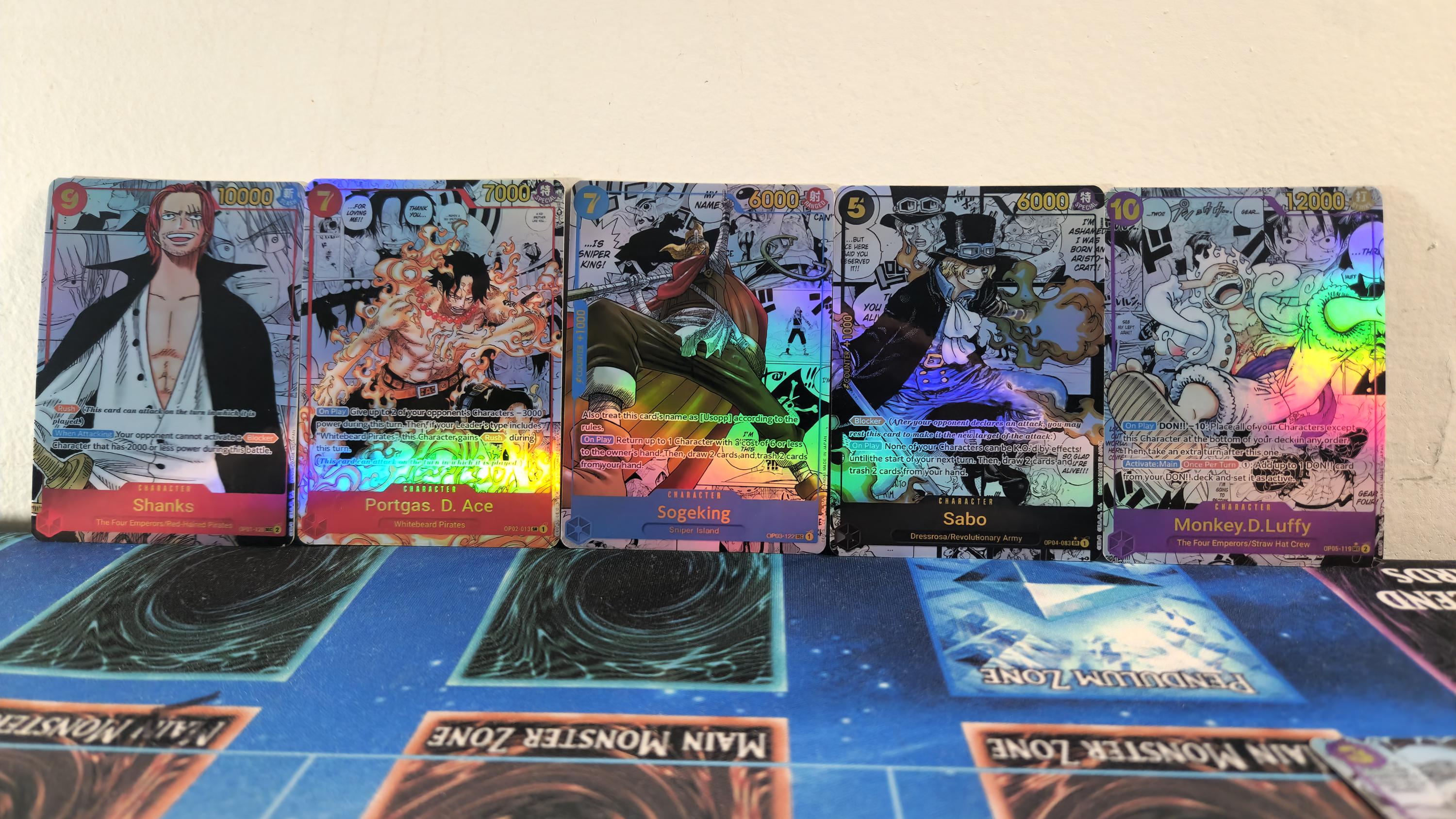One Piece Manga Art Cards OP01-OP12 Read Description for Set Options