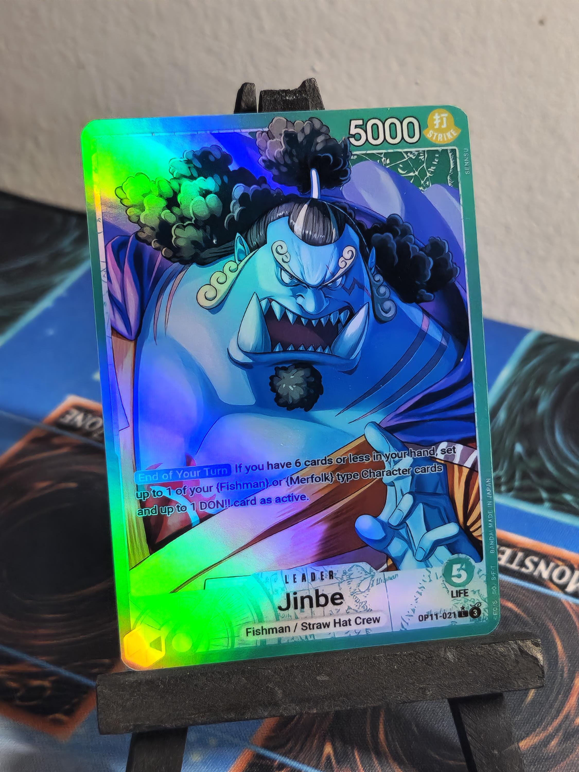 Jinbe Leader Alt Art OP11-021 One Piece Proxy