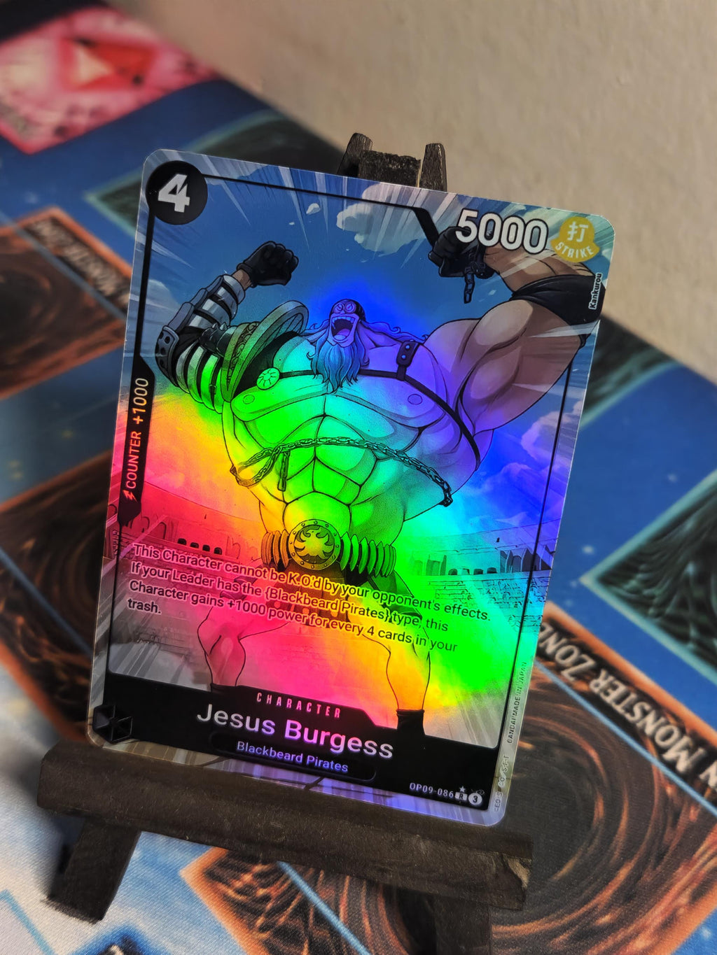 Jesus Burgess alt art PRB02 OP09-082 One Piece proxy