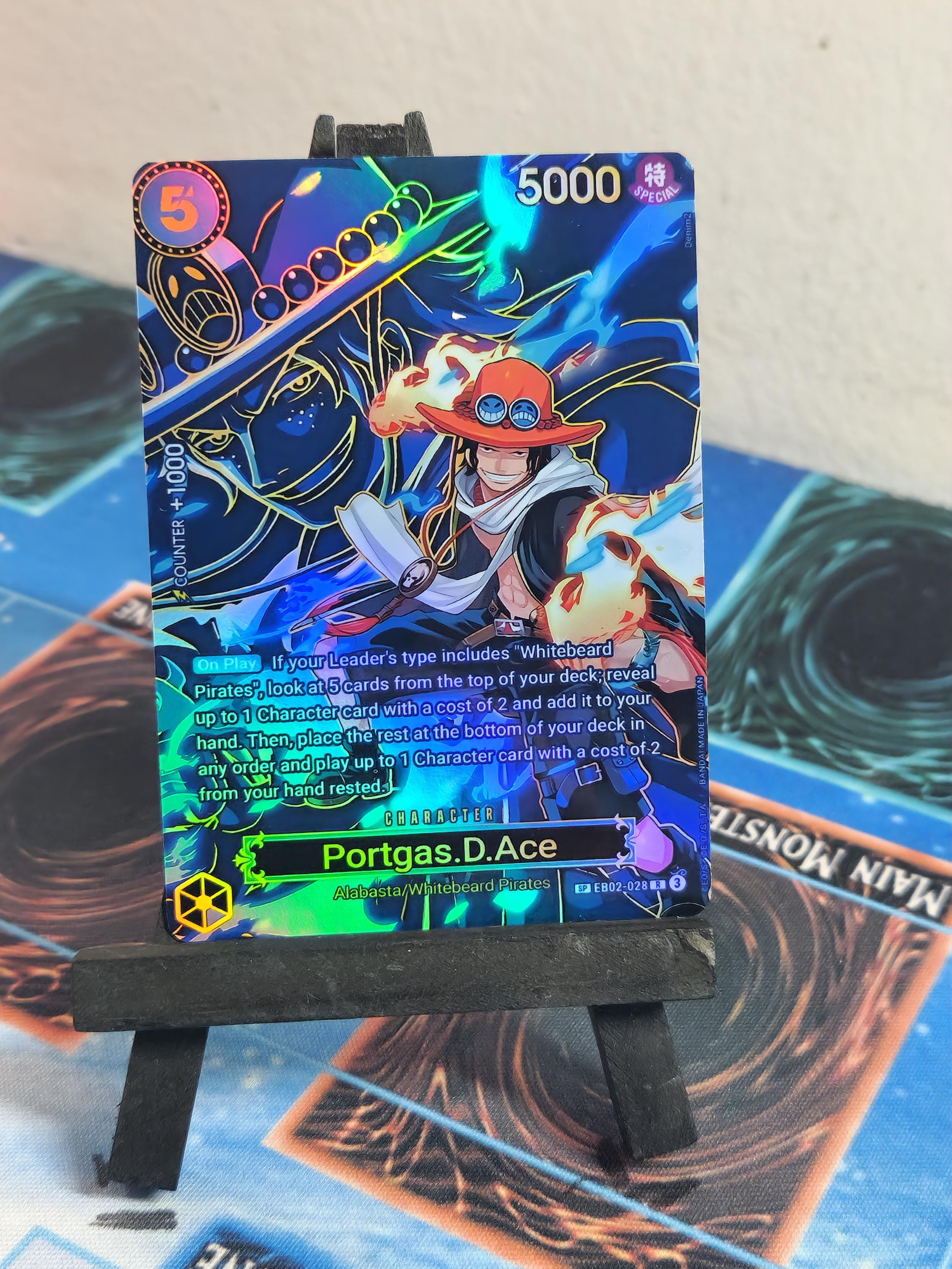 Portgas D Ace SP alt art EB02-28 One Piece Proxy op13