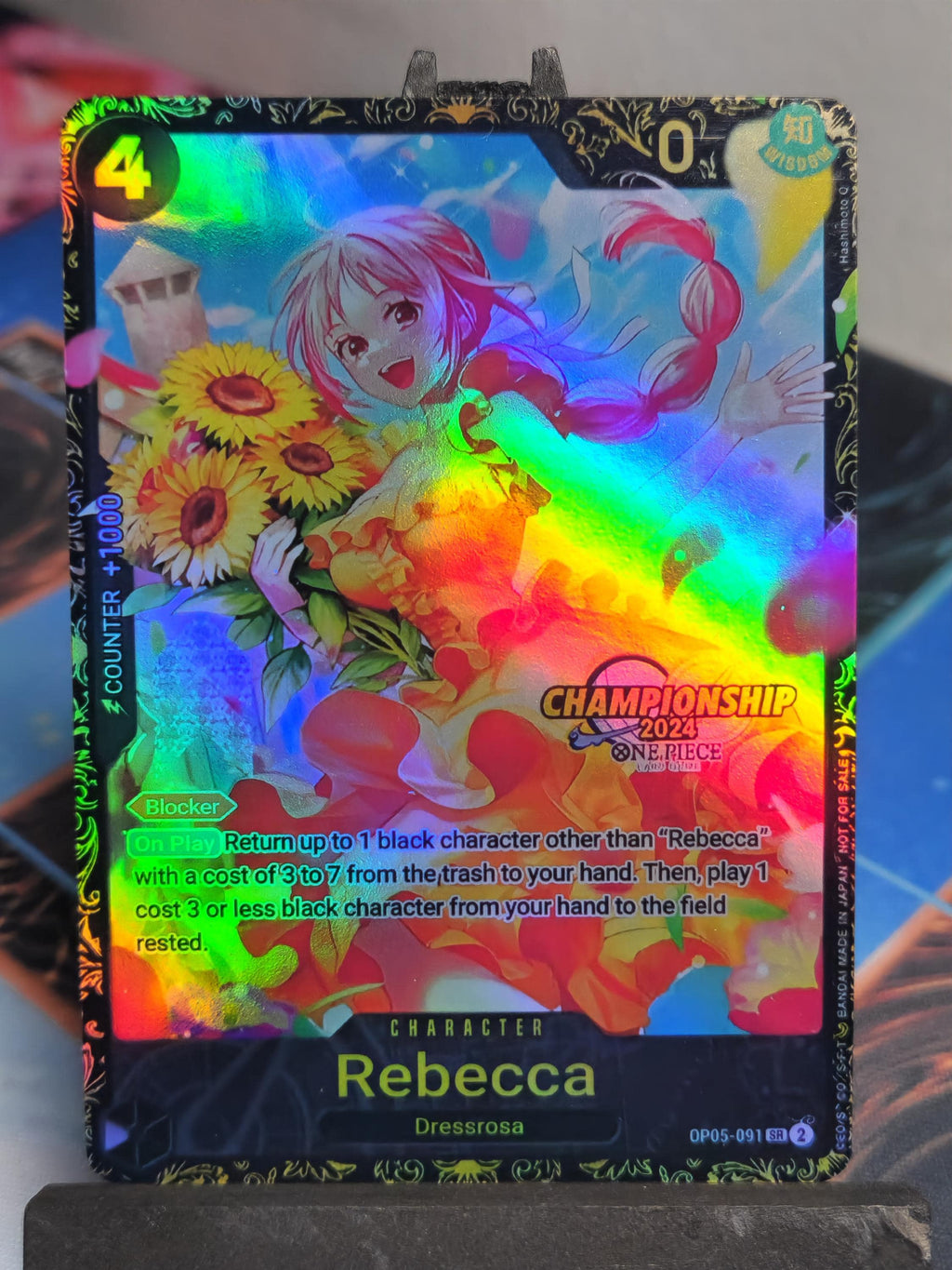 Rebecca alt art Championship op05-091 One Piece proxy