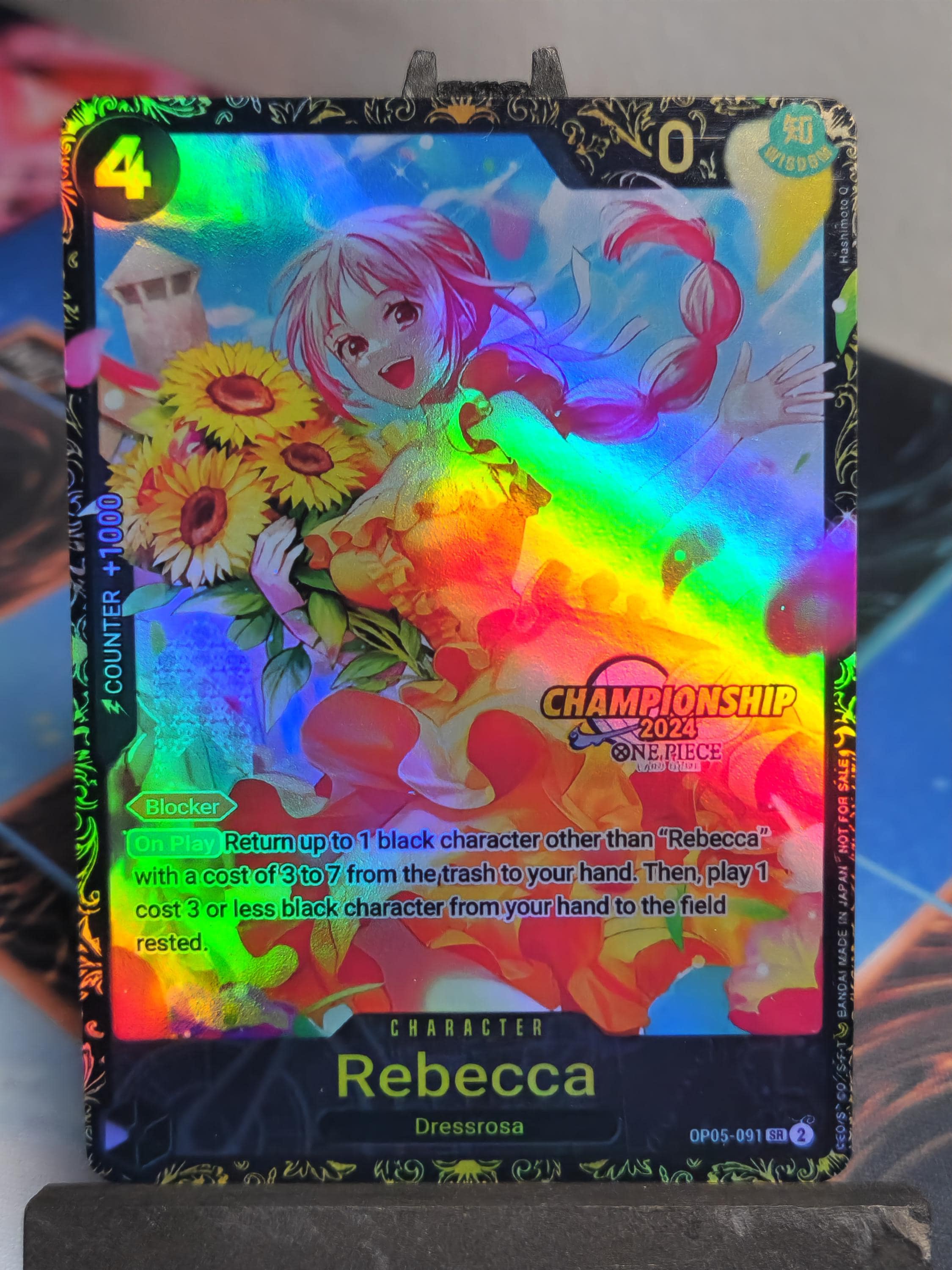 Rebecca alt art Championship op05-091 One Piece proxy