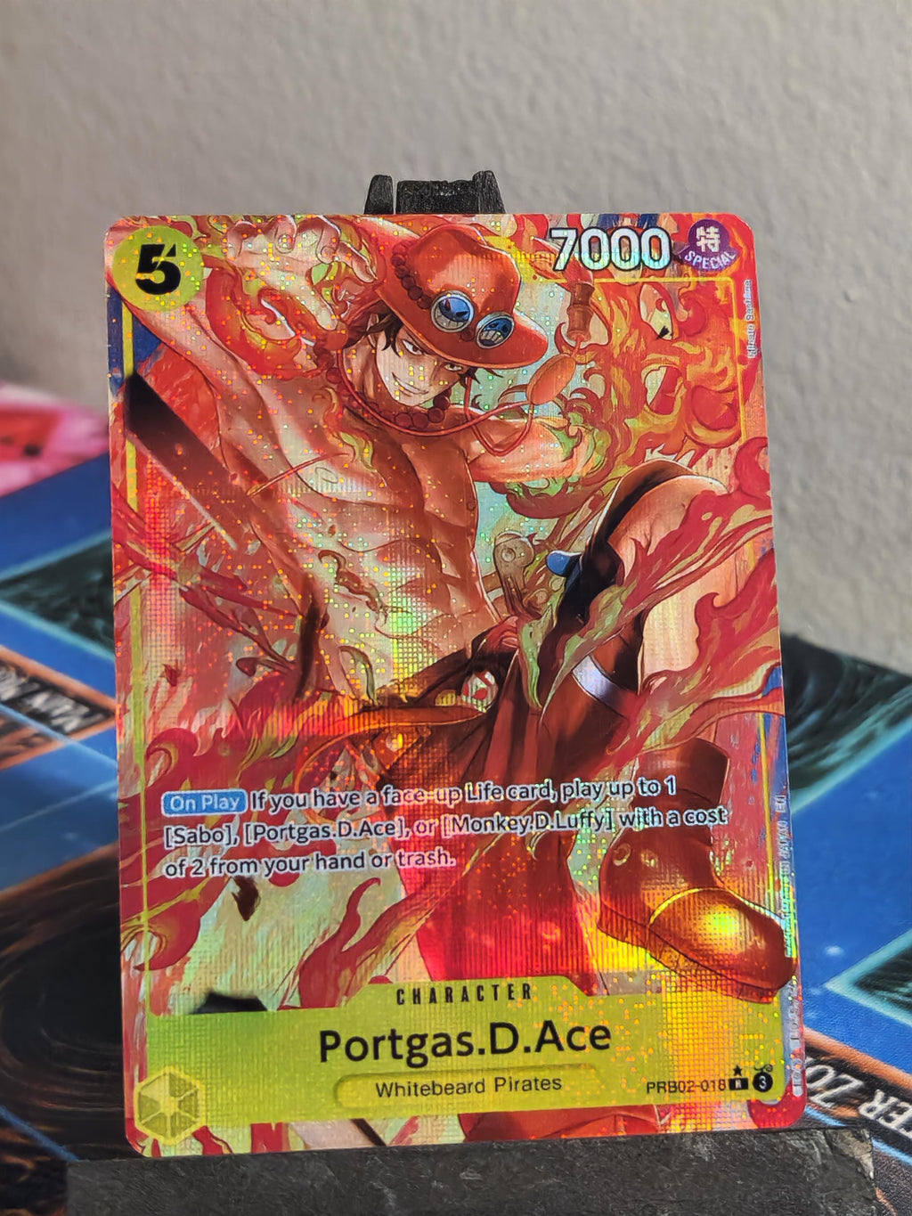 Portgas D Ace alt art PRB02-018 One Piece proxy