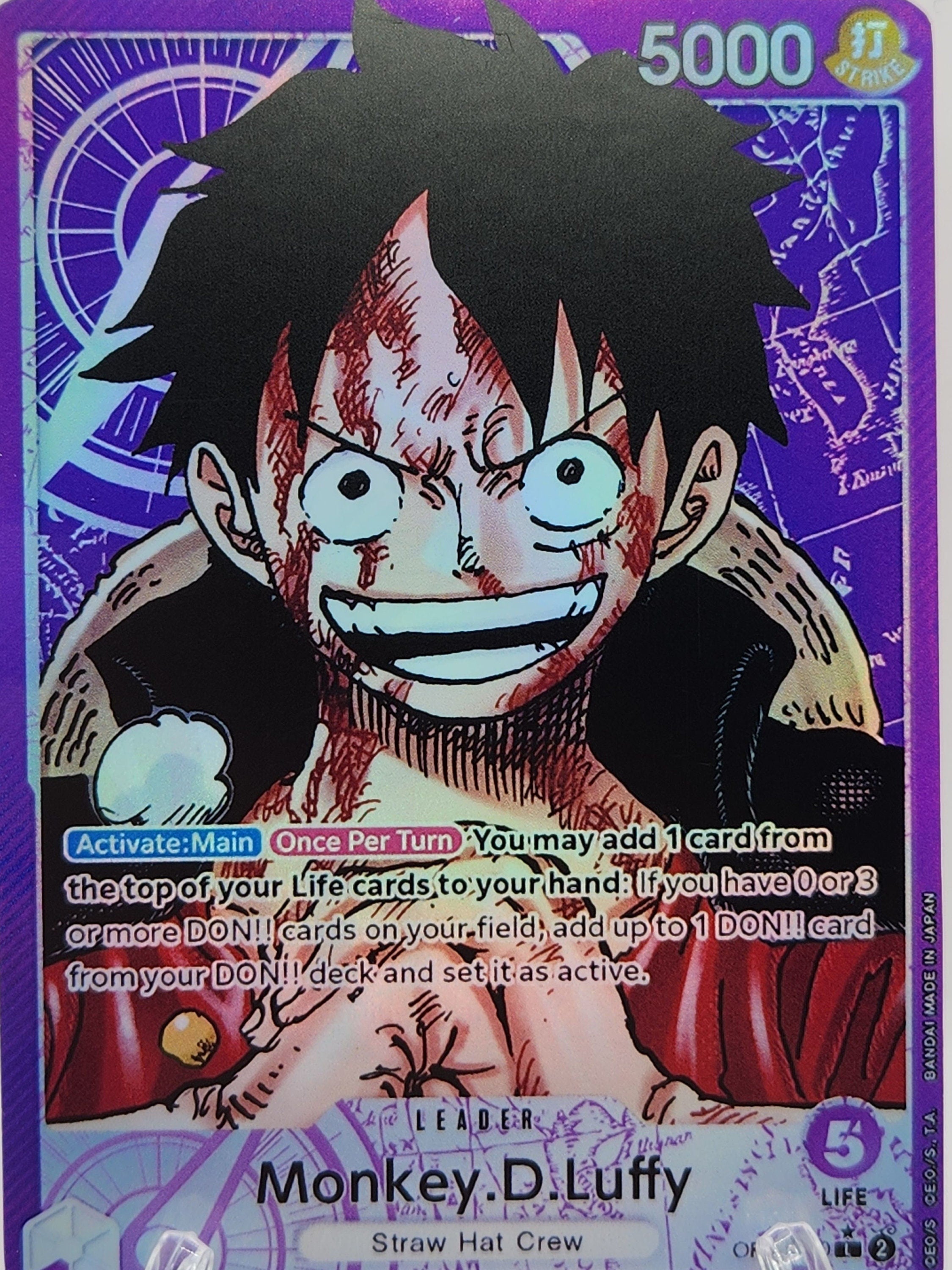 One Piece Monkey D Luffy Leader op05-060 proxy