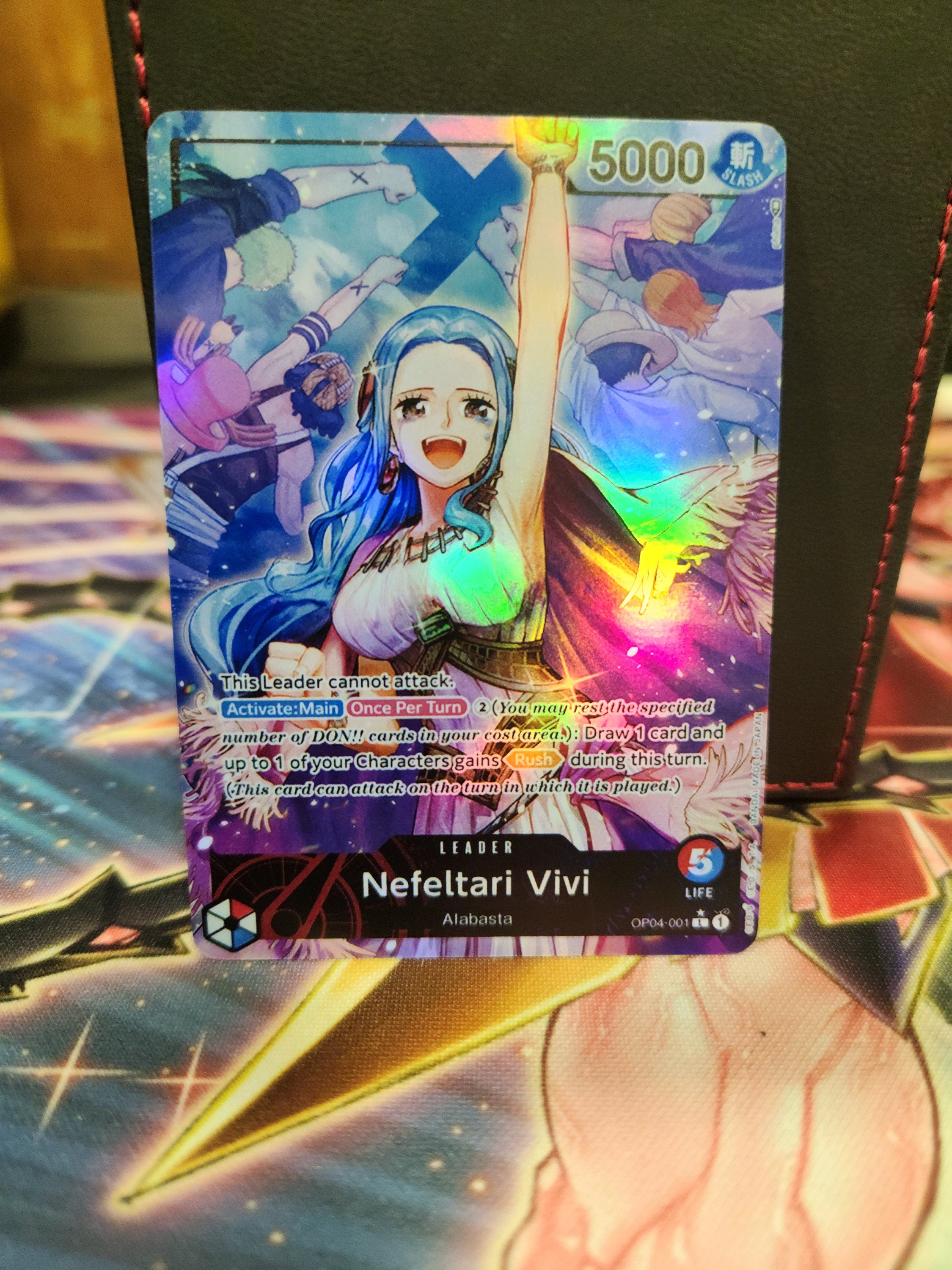 Nefeltari Vivi  Leader alt art op04-001 One Piece Proxy