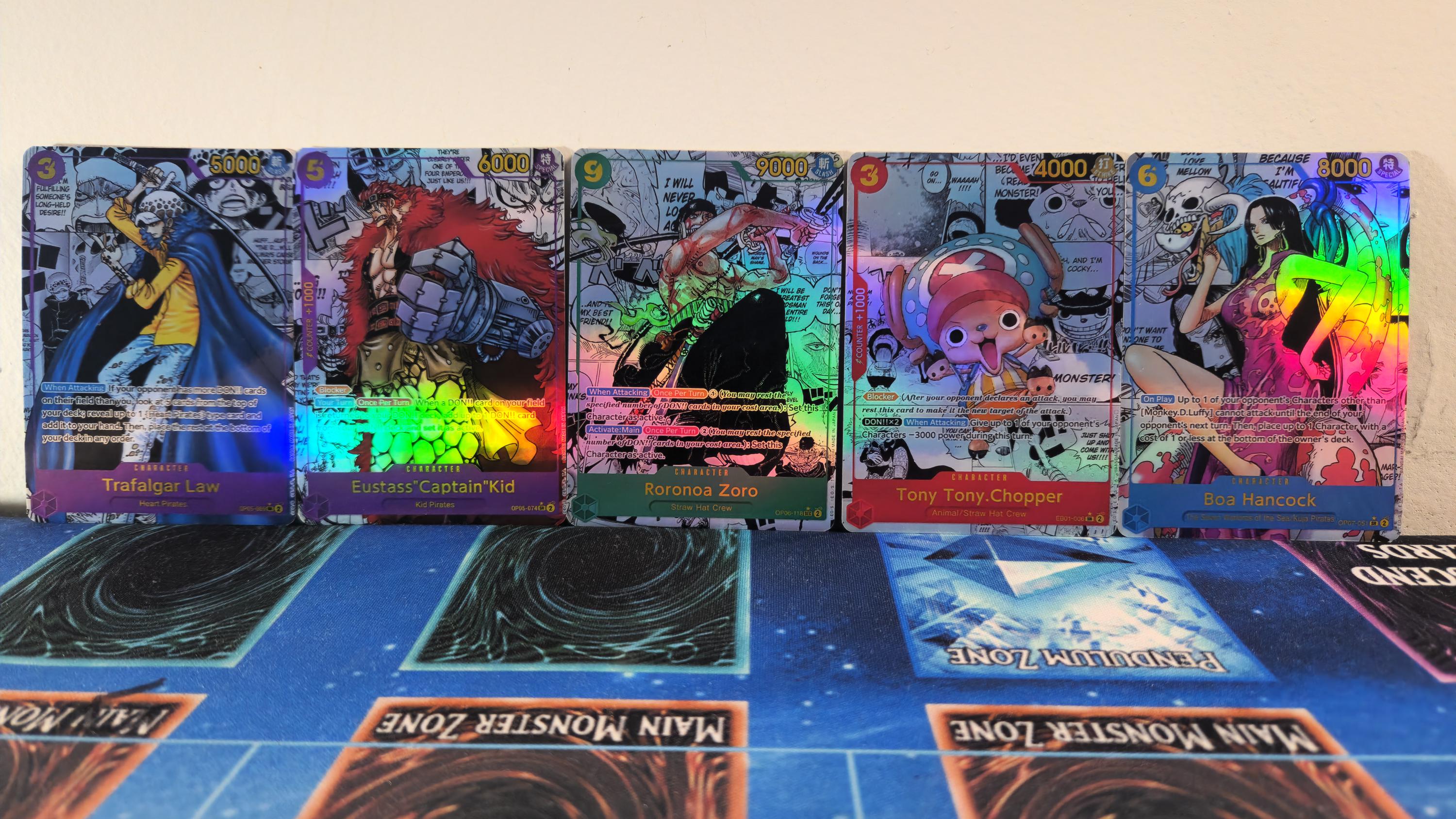 One Piece Manga Art Cards OP01-OP12 Read Description for Set Options