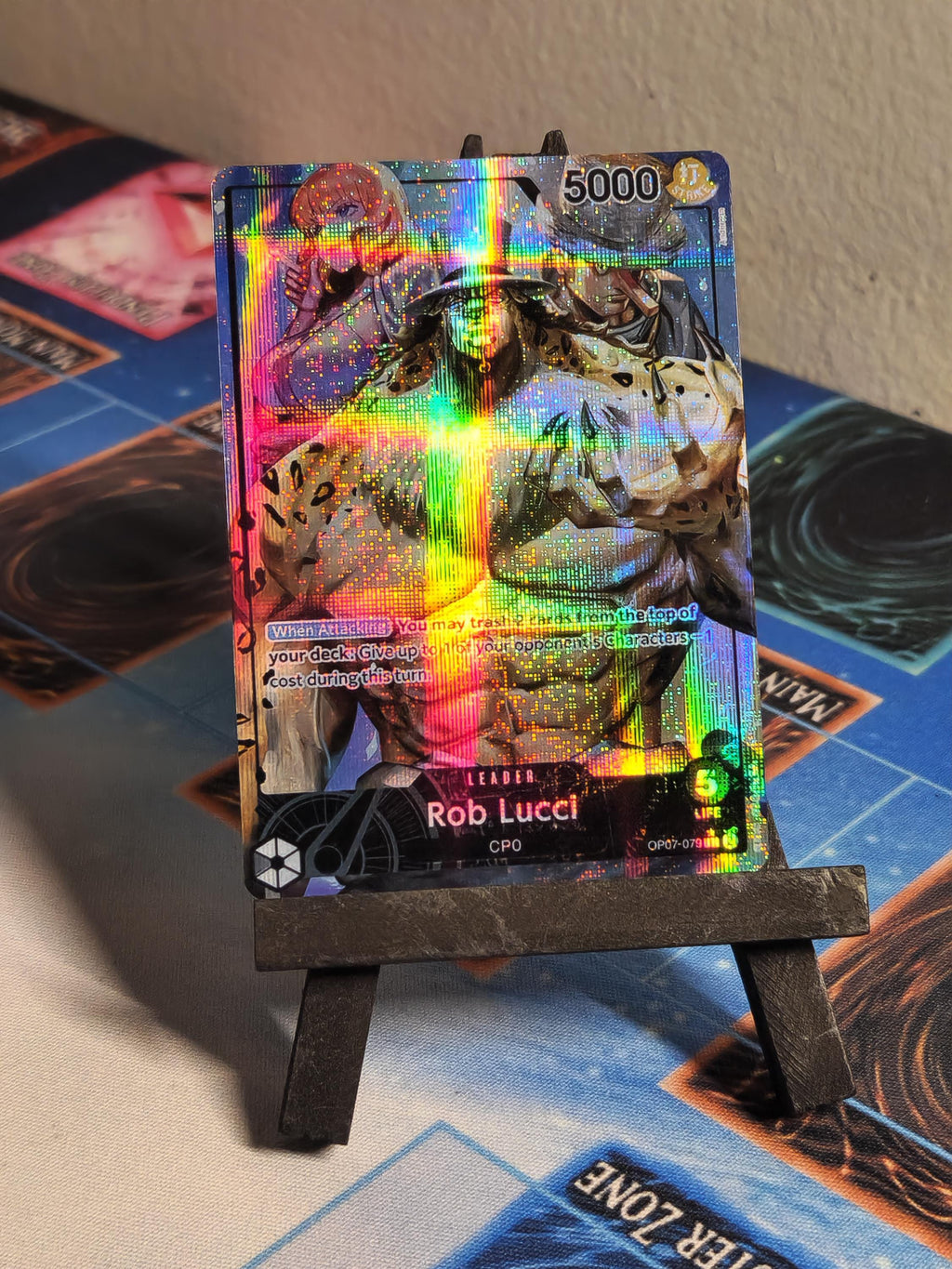 Rob Lucci leader op07-079 | one piece | proxy |card