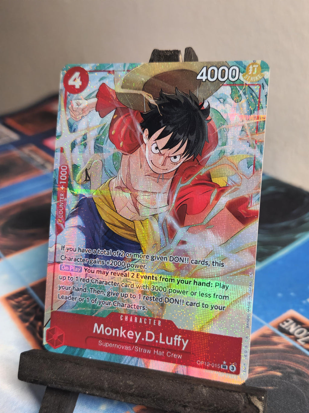 Monkey D Luffy alt art op12-015 One Piece proxy