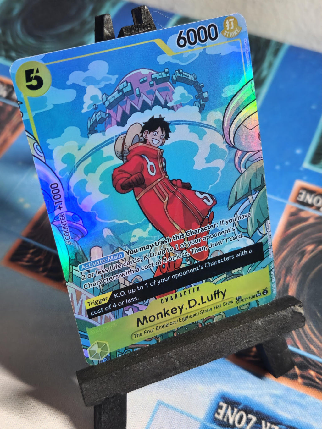 Monkey D Luffy Treasure Rare alt art op07-109 One Piece proxy