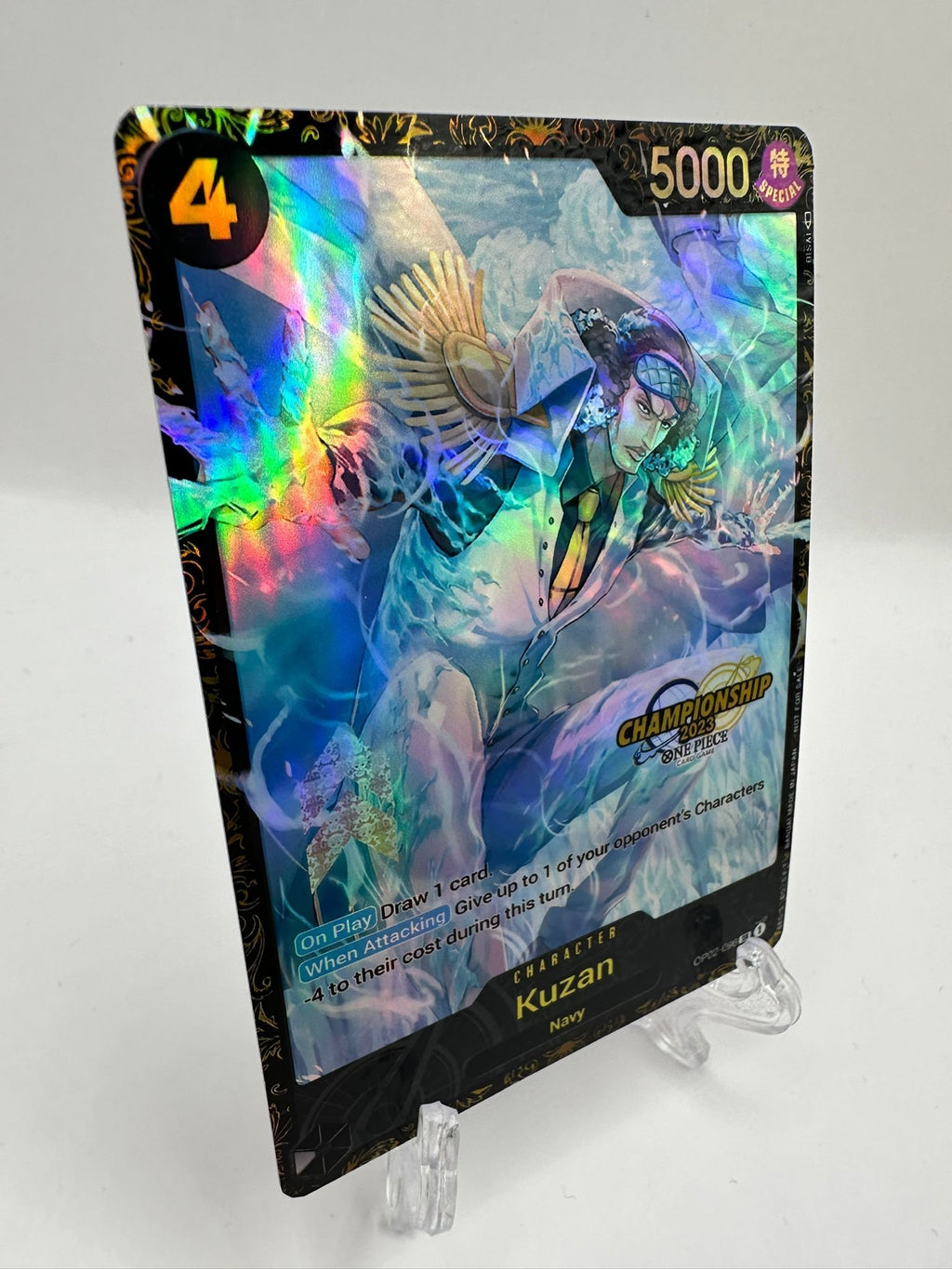 Kuzan Championship alt art op02-096 One Piece Proxy Card