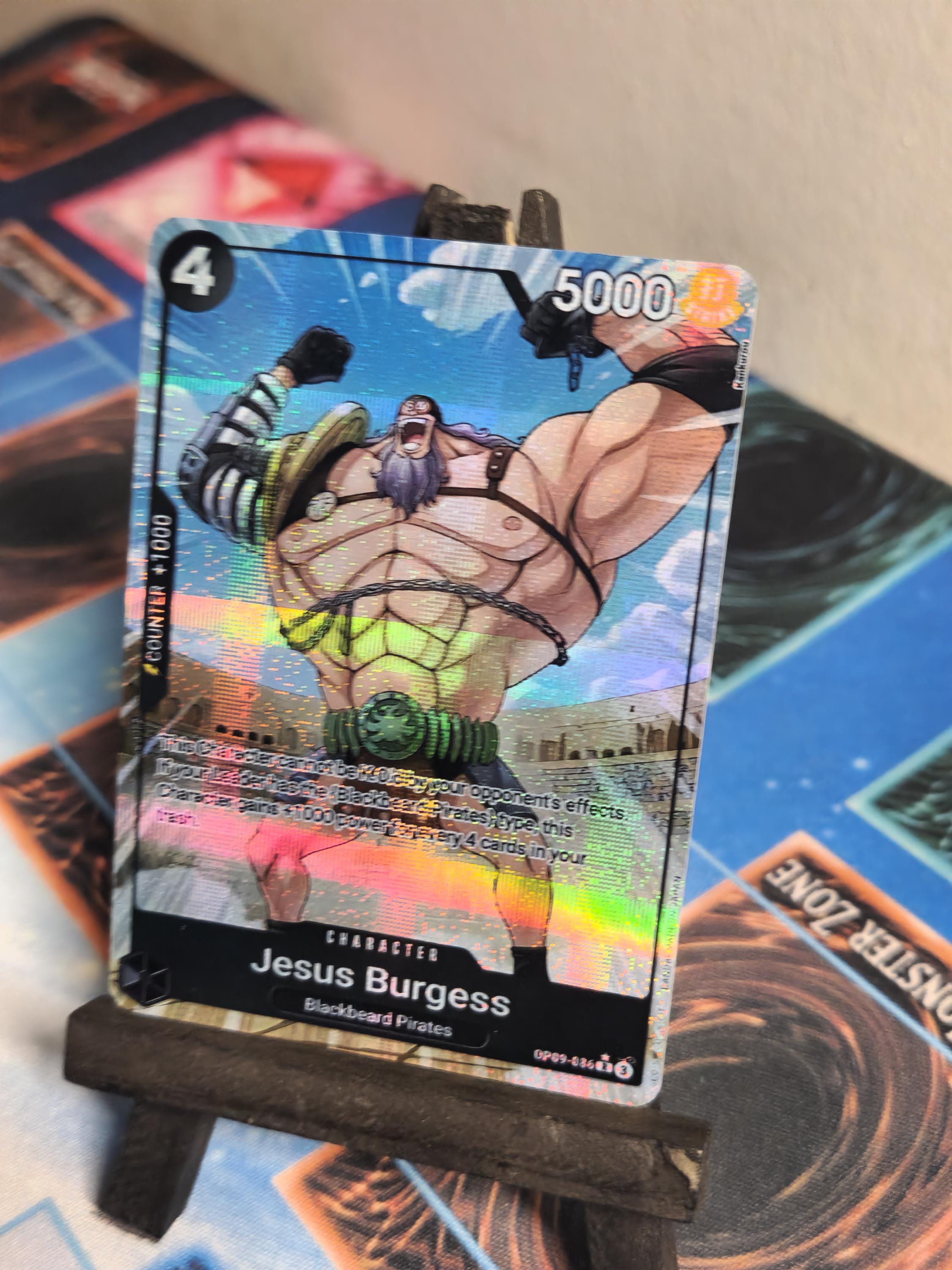 Jesus Burgess alt art PRB02 OP09-082 One Piece proxy