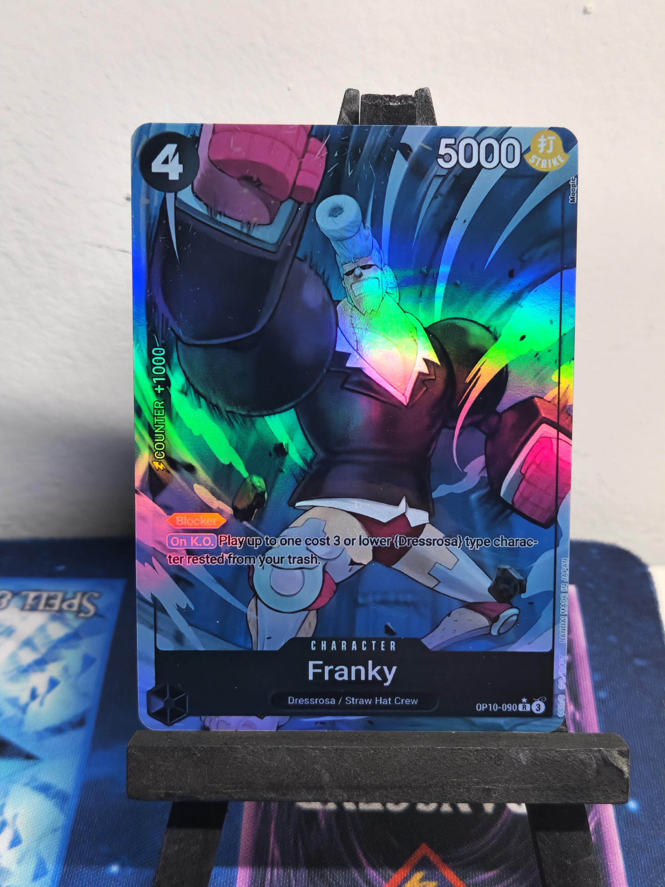 Franky alt art OP10-090 One Piece Proxy Card