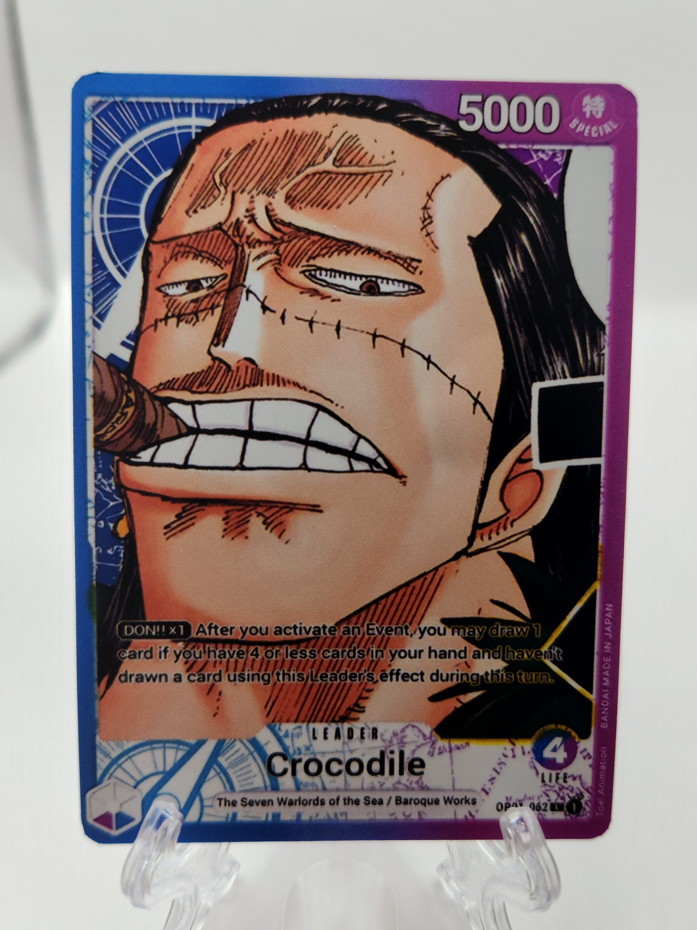 Crocodile Leader op01-062 One Piece Proxy