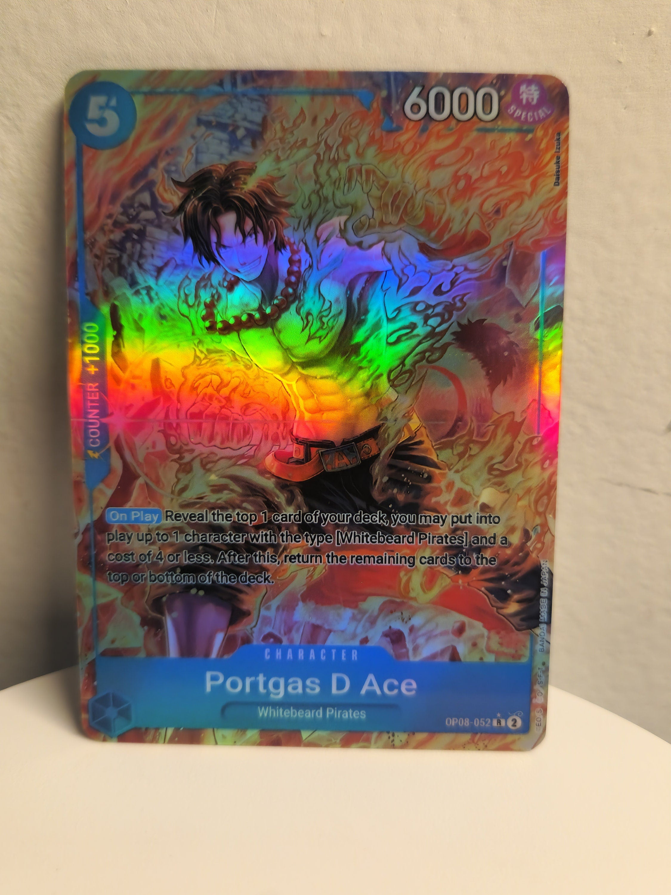 Portgas D Ace alt art op08-052 One Piece Proxy