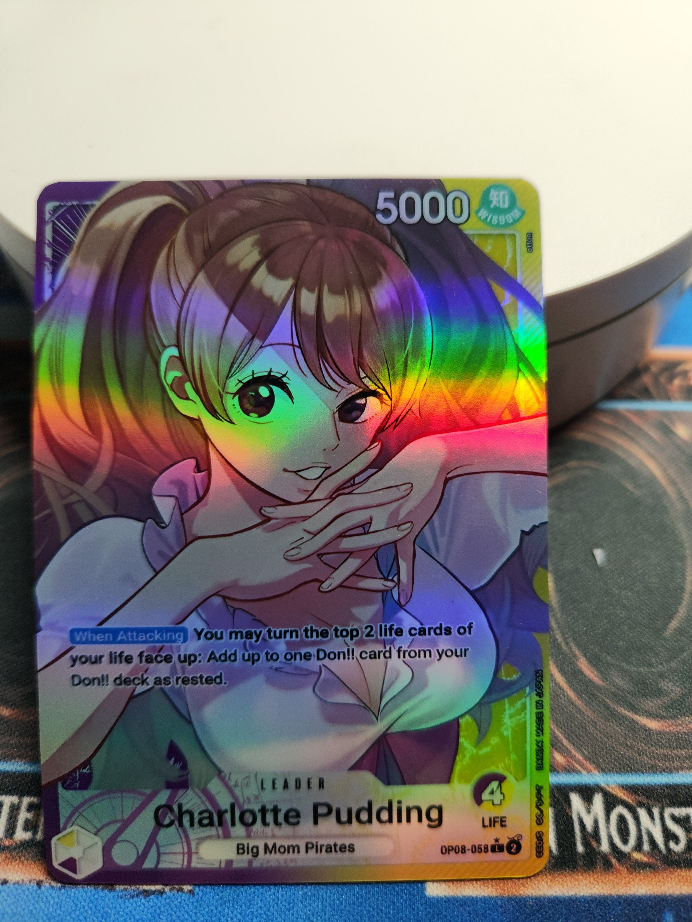 One Piece Charlotte Pudding Leader op08-058 proxy