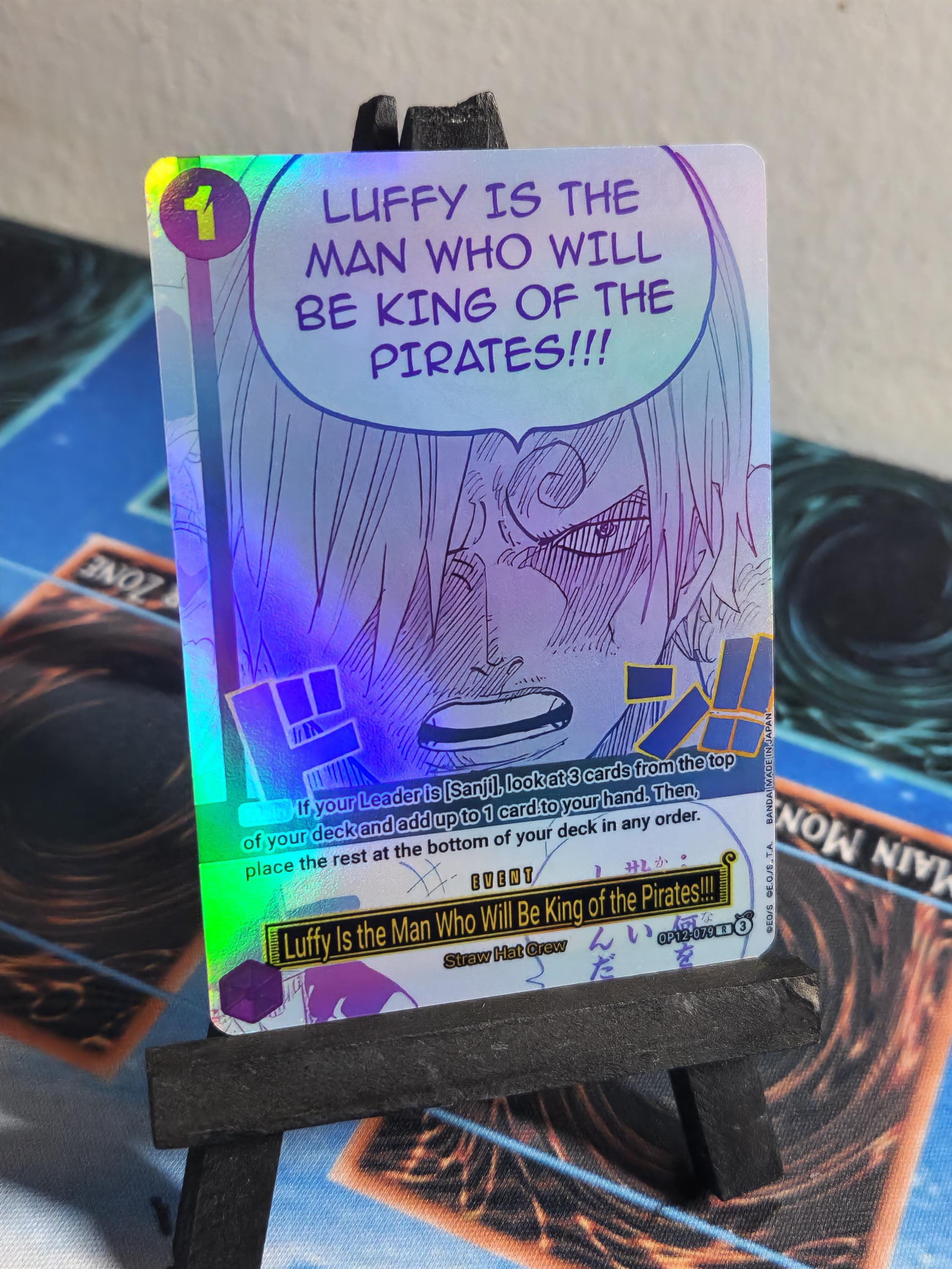 Luffy will become king of pirates alt art op12-079 prb02 One Piece proxy