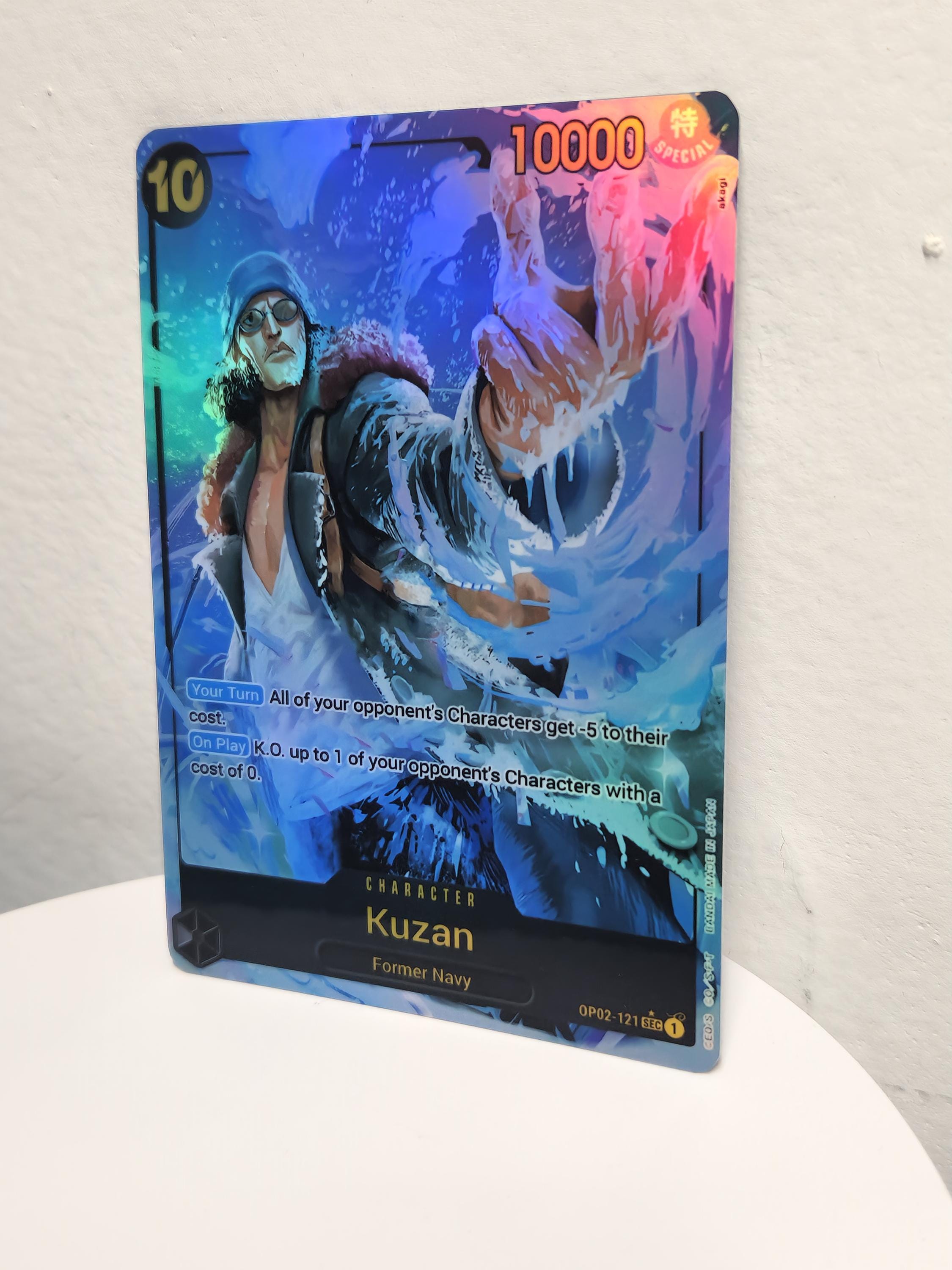 Kuzan PRB01 alt art op02-121 One Piece Proxy