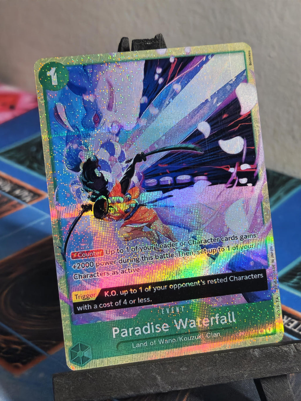 Paradise Waterfall alt art op01-057 One Piece Proxy Card