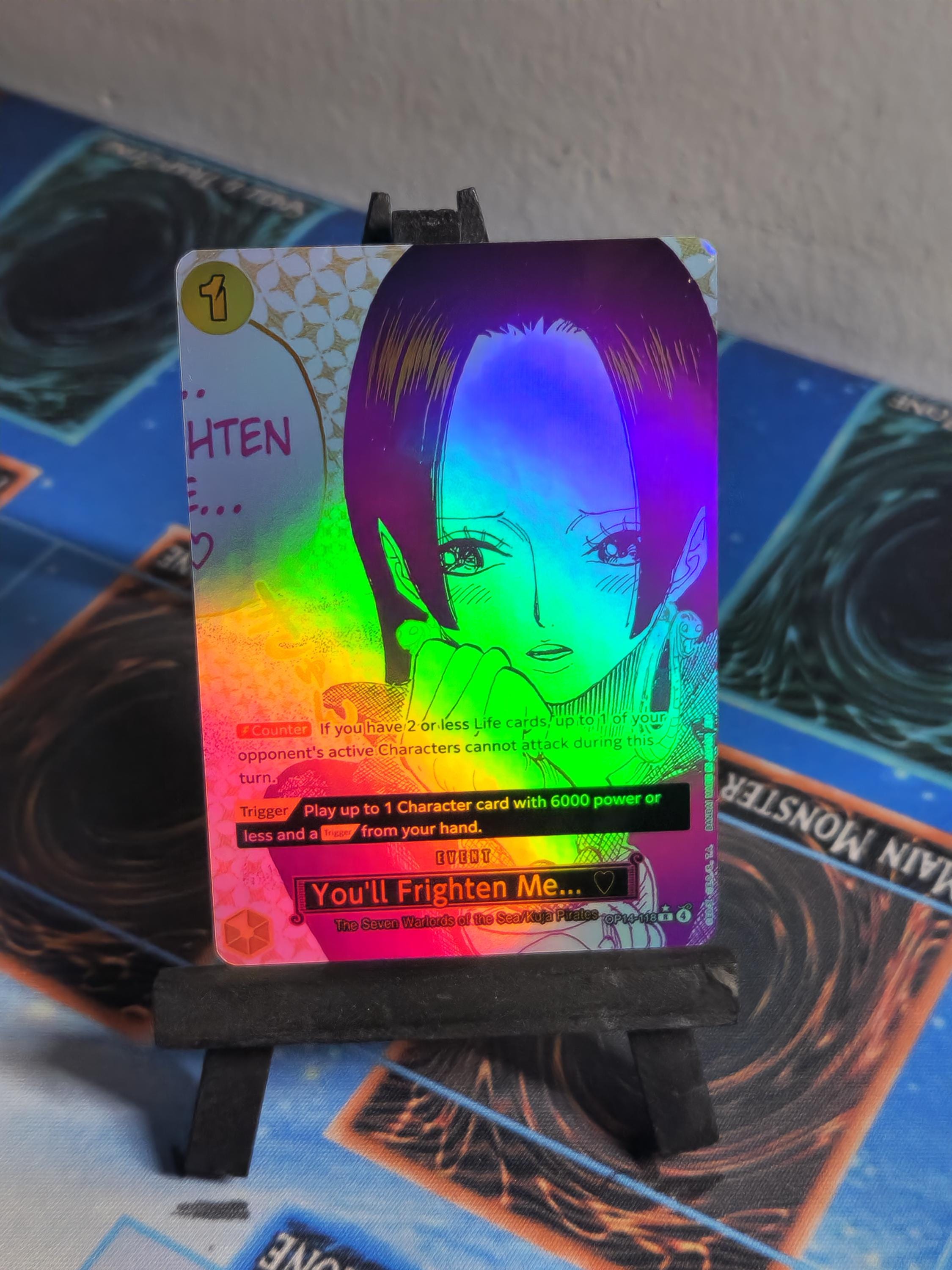 You'll Frighten Me alt art op14-118 One Piece proxy