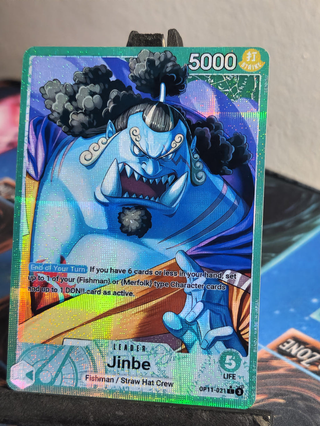 Jinbe Leader Alt Art OP11-021 One Piece Proxy