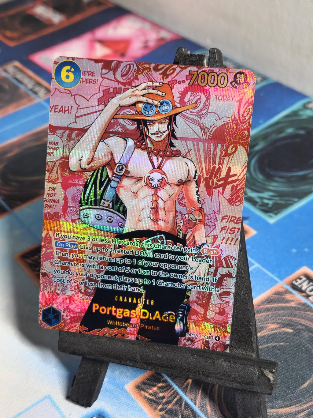Portgas D Ace manga red alt art op13-119 One Piece Proxy