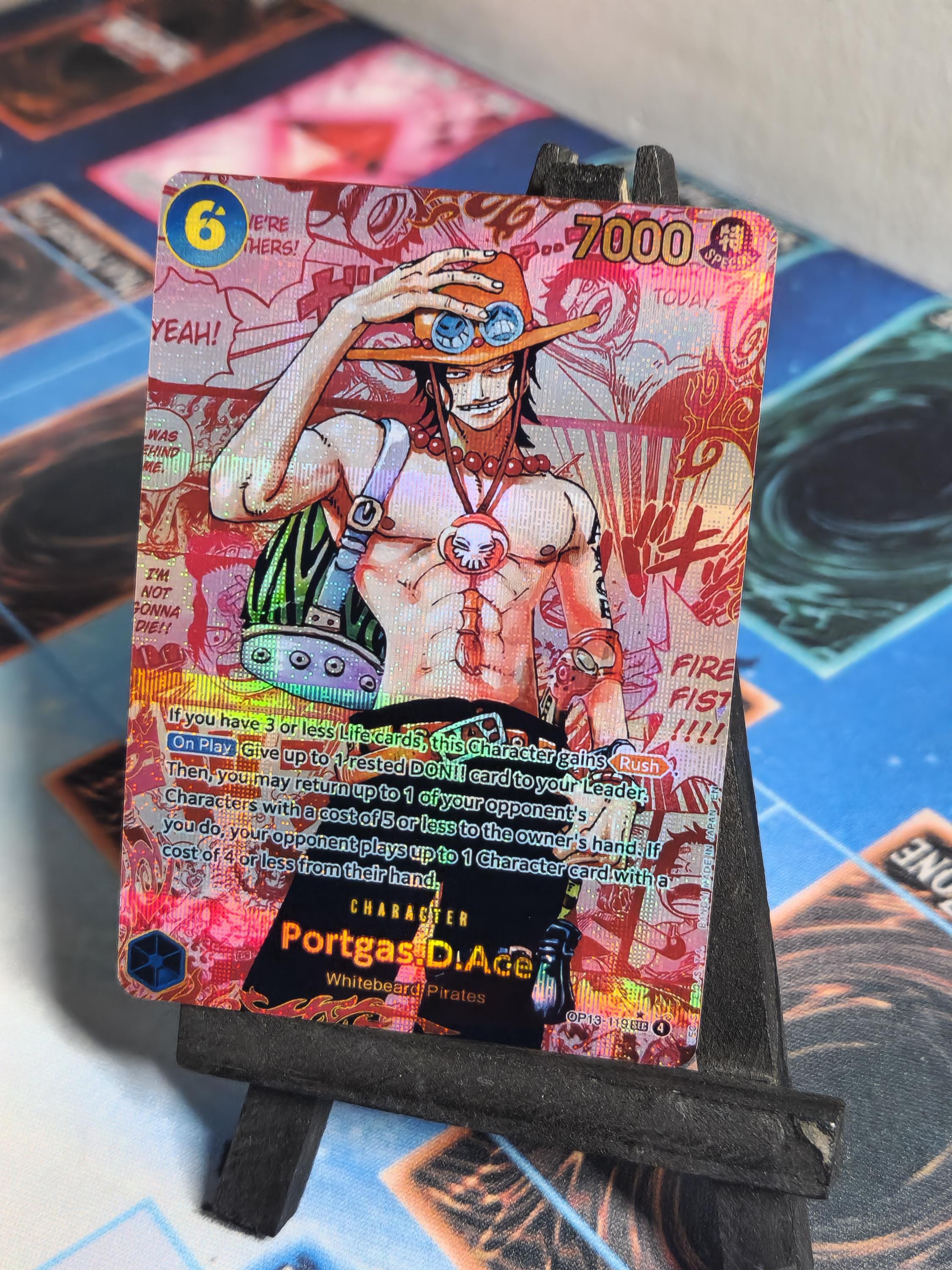Portgas D Ace manga red alt art op13-119 One Piece Proxy