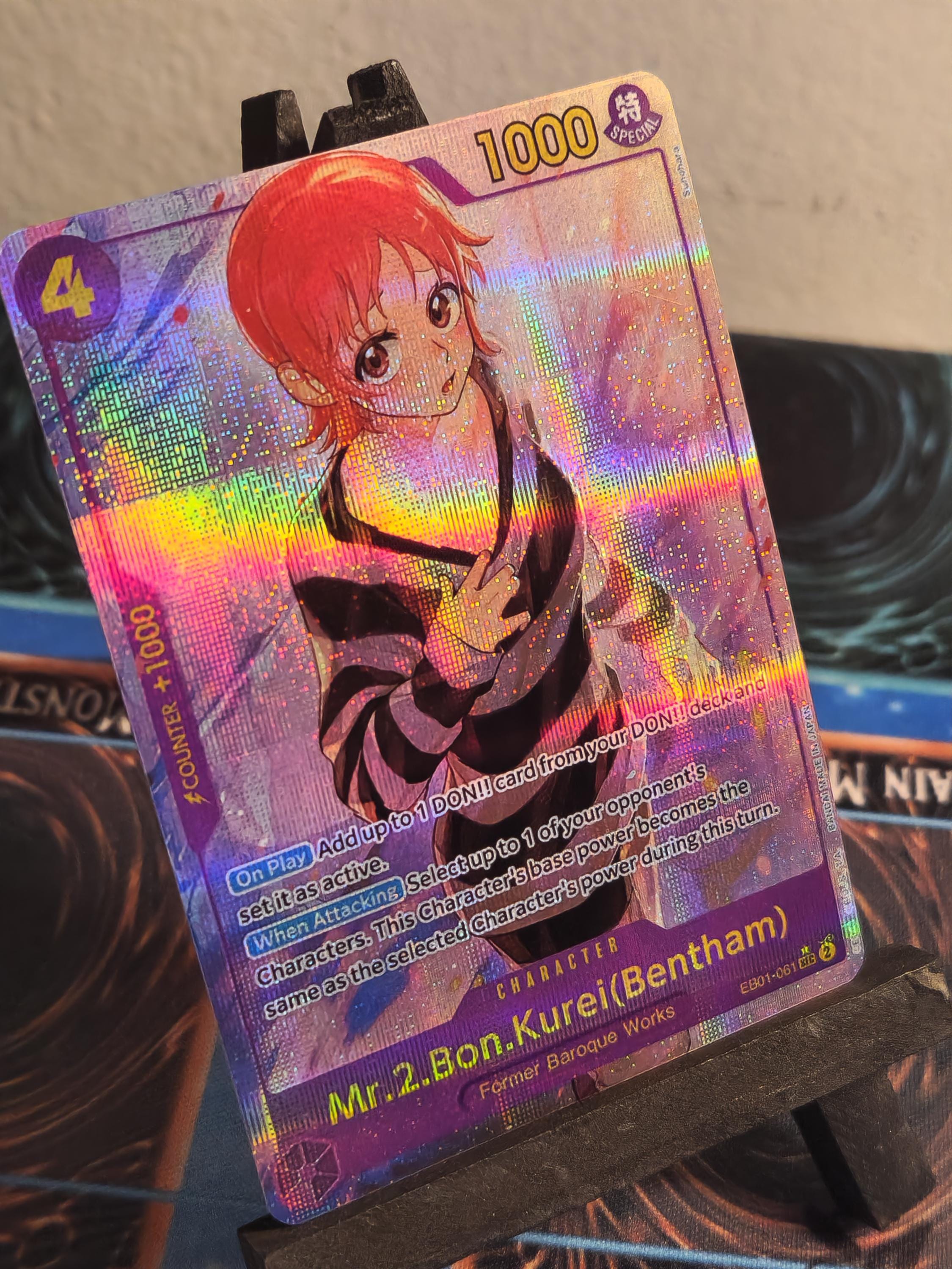 Mr.2 Bon Kurei (Bentham) alt art eb01-061 One Piece proxy