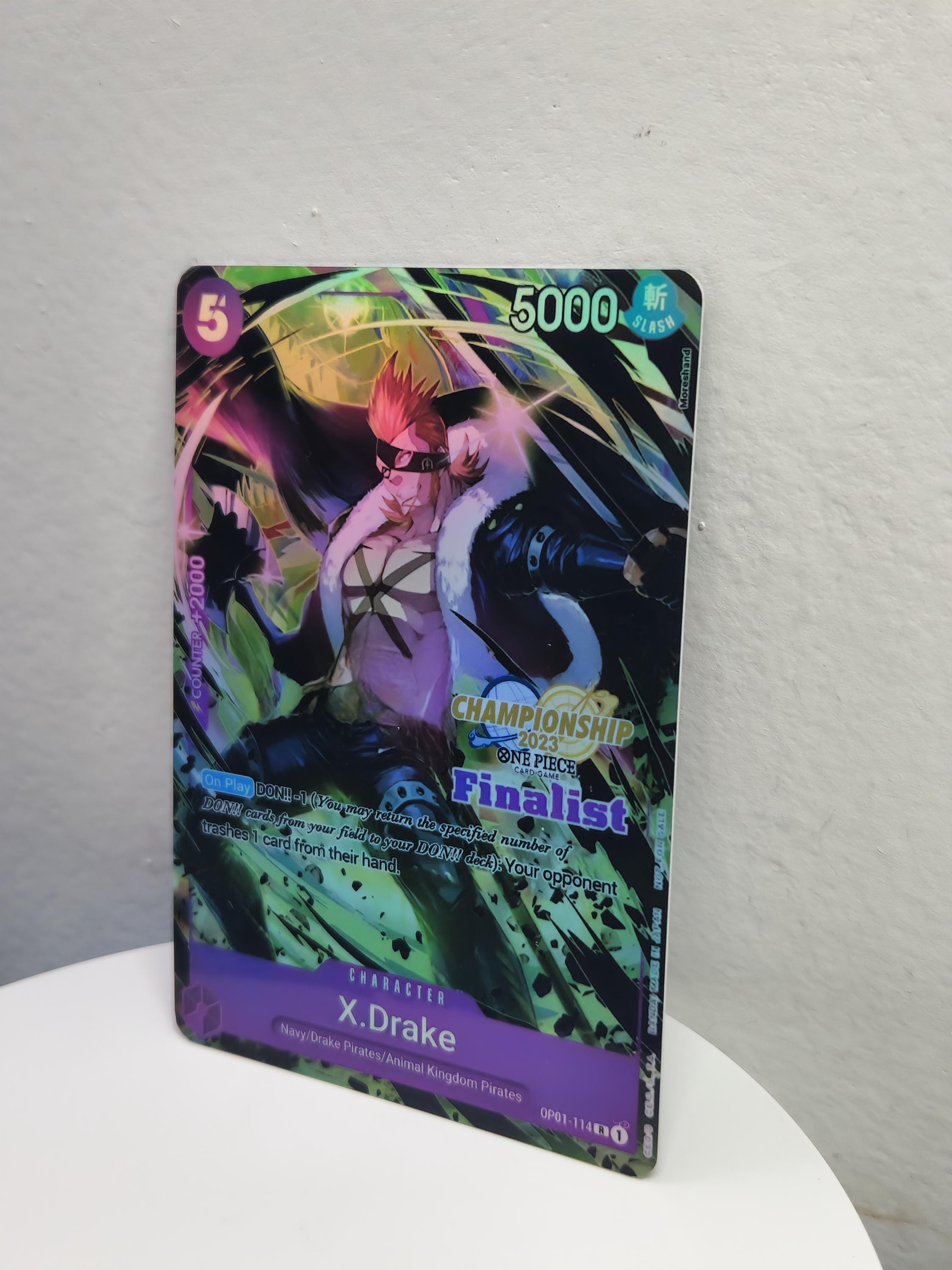 X-Drake championship 2023 op01-114 One Piece Proxy