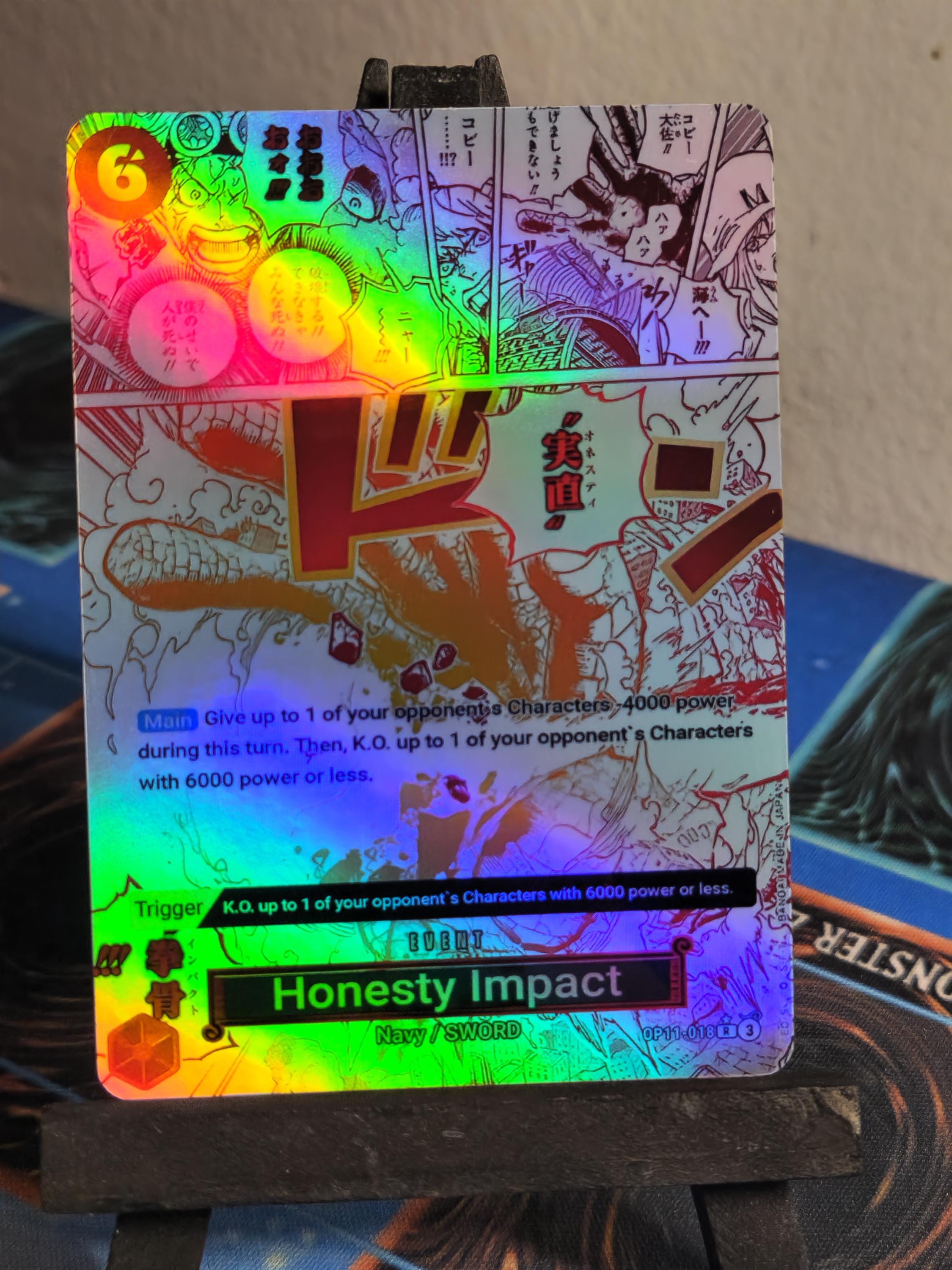 Honesty Impact Alt Art OP11-018 One Piece Proxy
