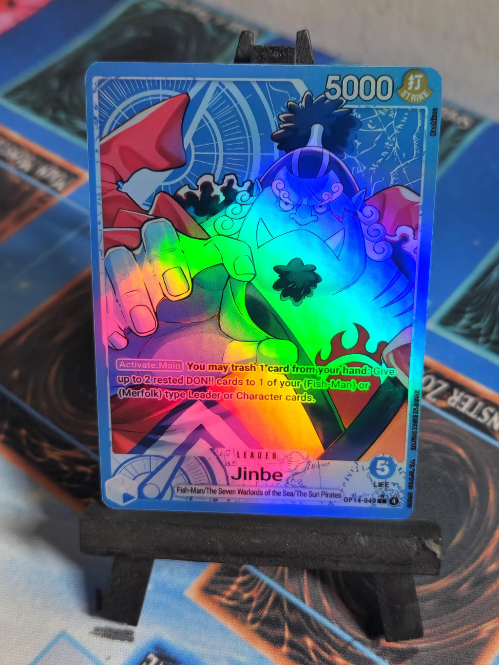 Jinbe Leader Alt Art OP14-040 One Piece Proxy