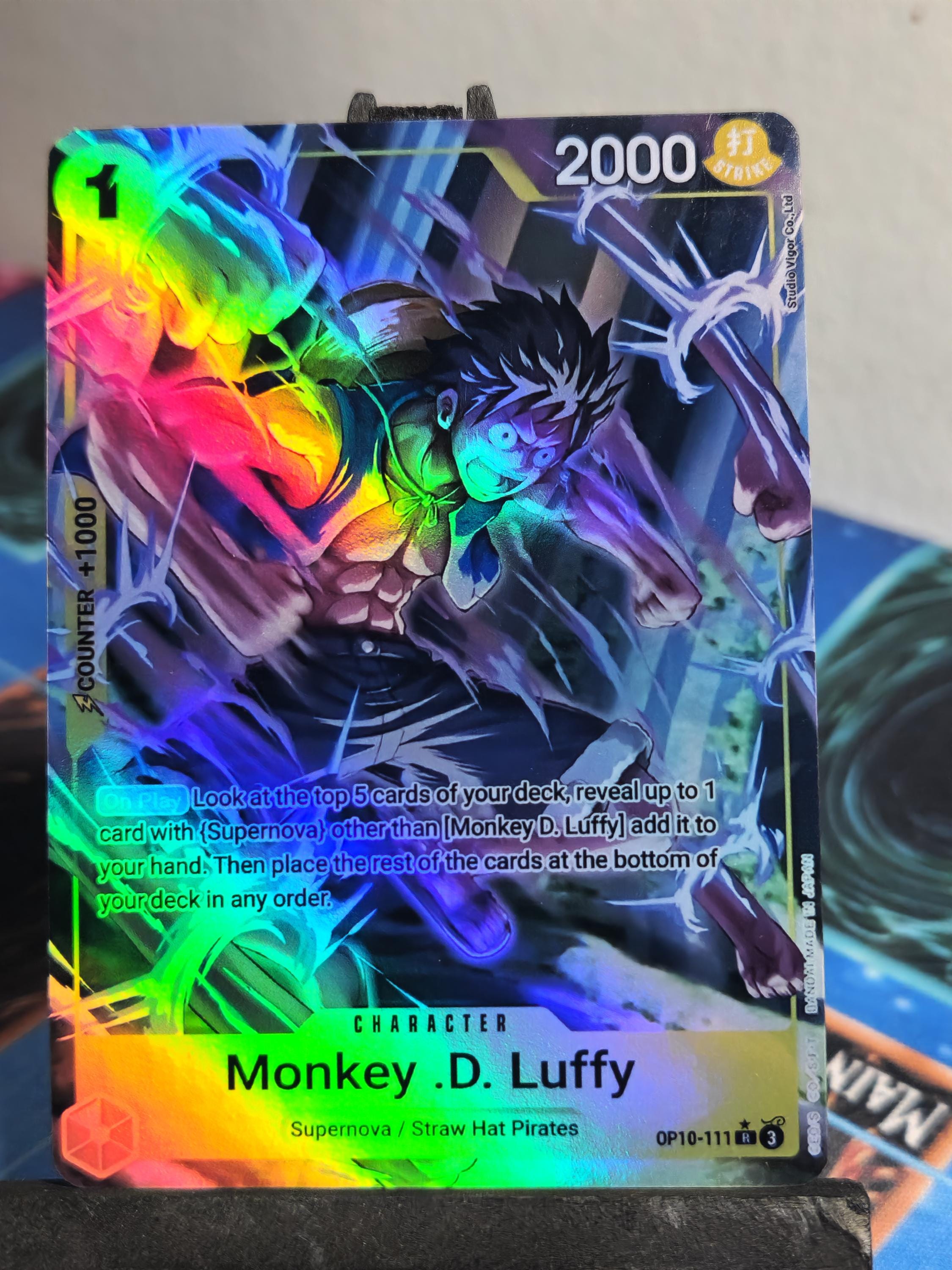 Monkey.D.Luffy alt art OP10-111 One Piece Proxy Card