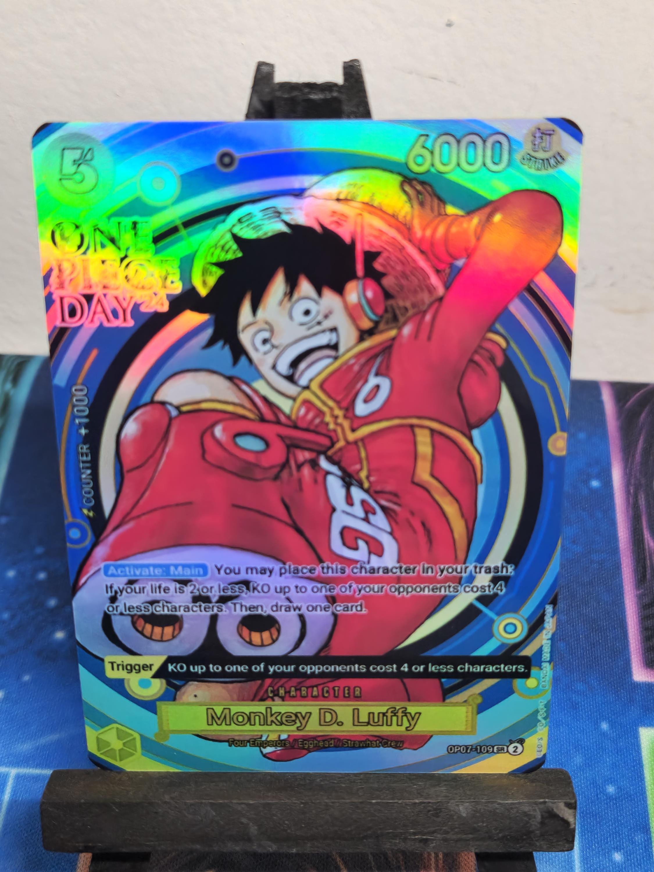 Monkey D Luffy alt art  op07-109 One Piece proxy