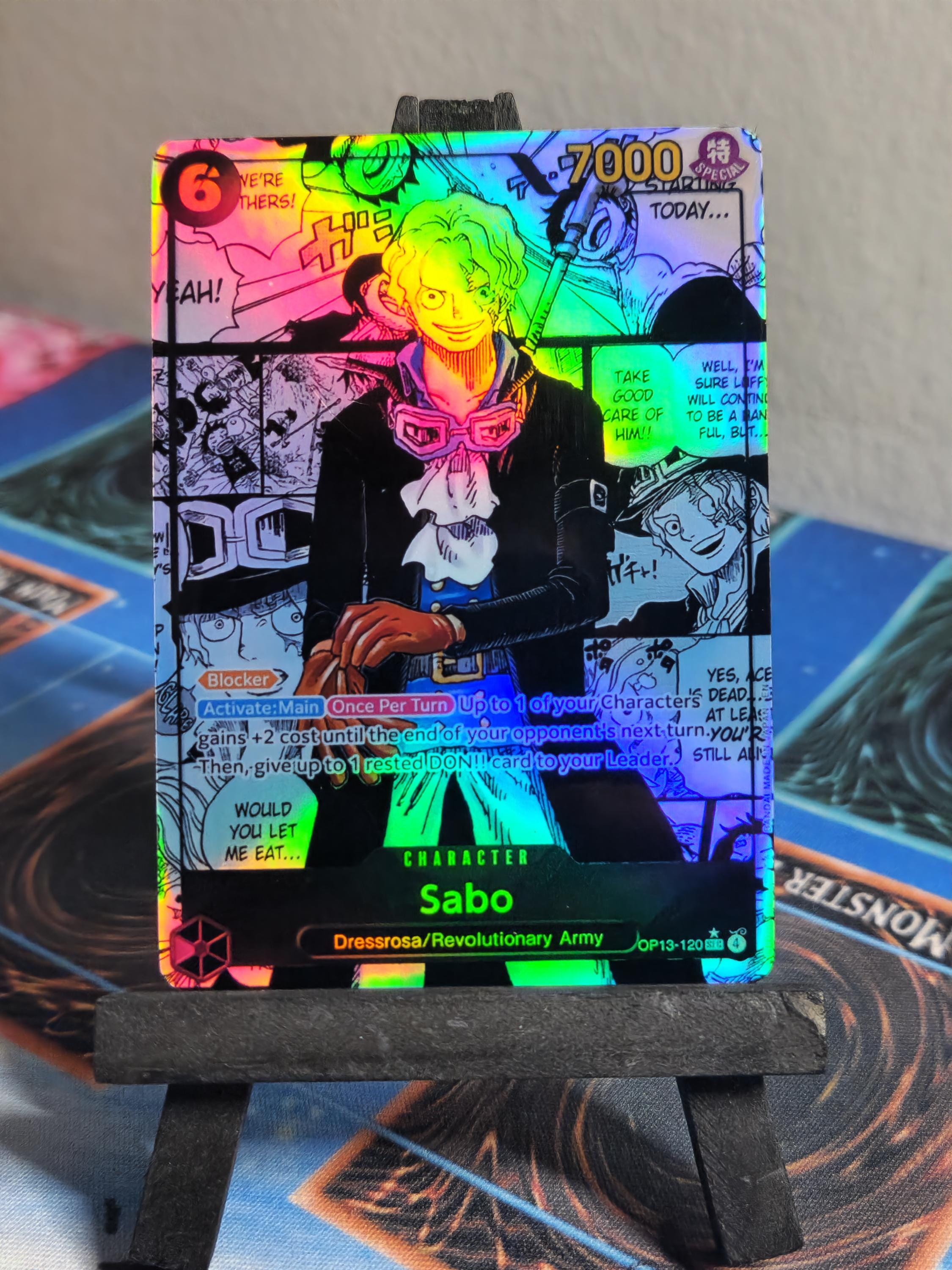 Sabo manga alt art op13-120 One Piece Proxy op13
