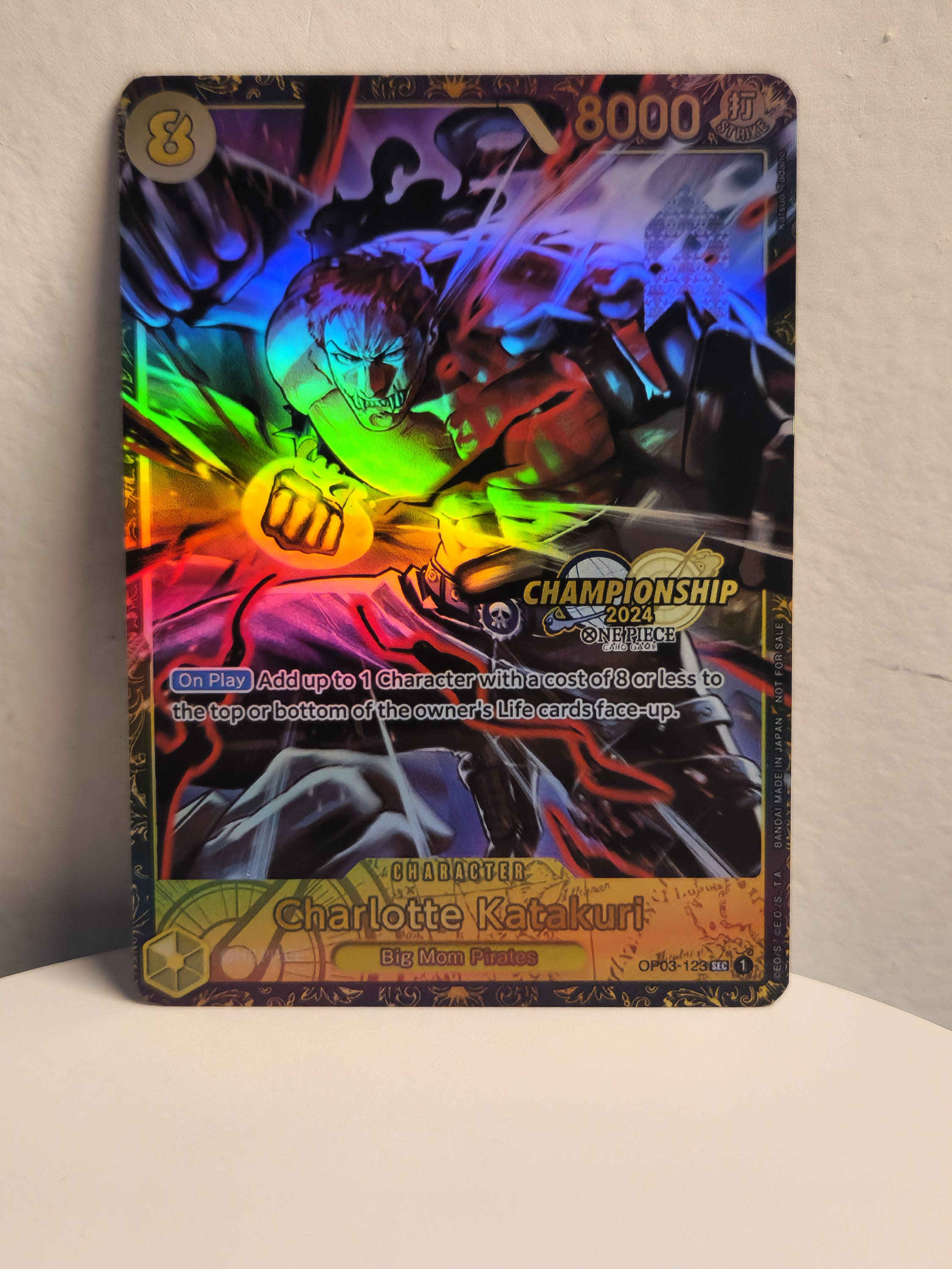 Charlotte Katakuri  championship alt art op03-123 One Piece proxy