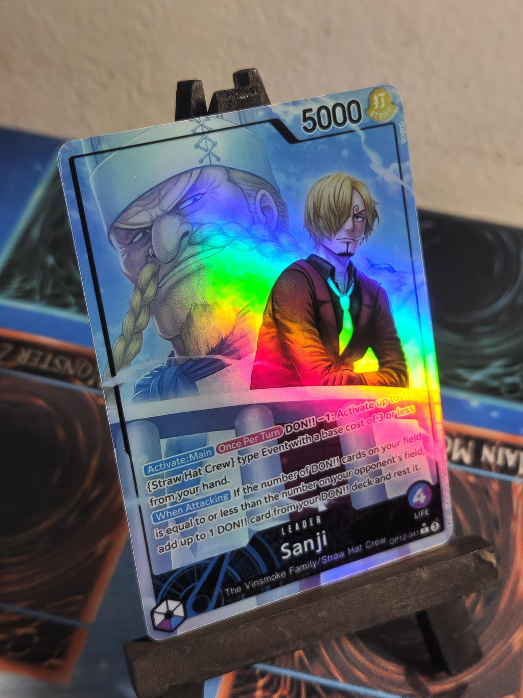 Sanji Leader alt art op12-041 One Piece proxy