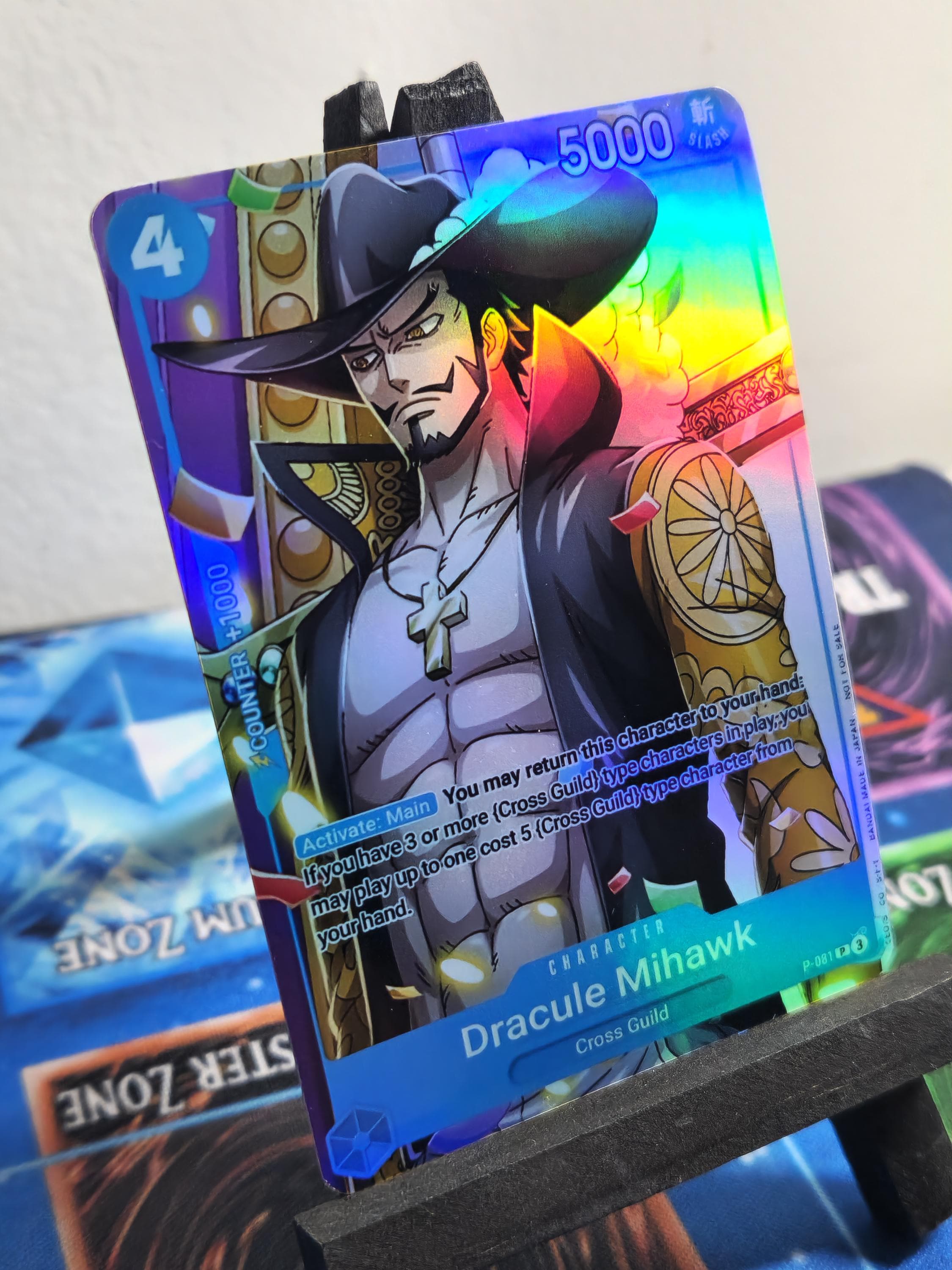 Dracule Mihawk promo  P-081 One Piece Proxy