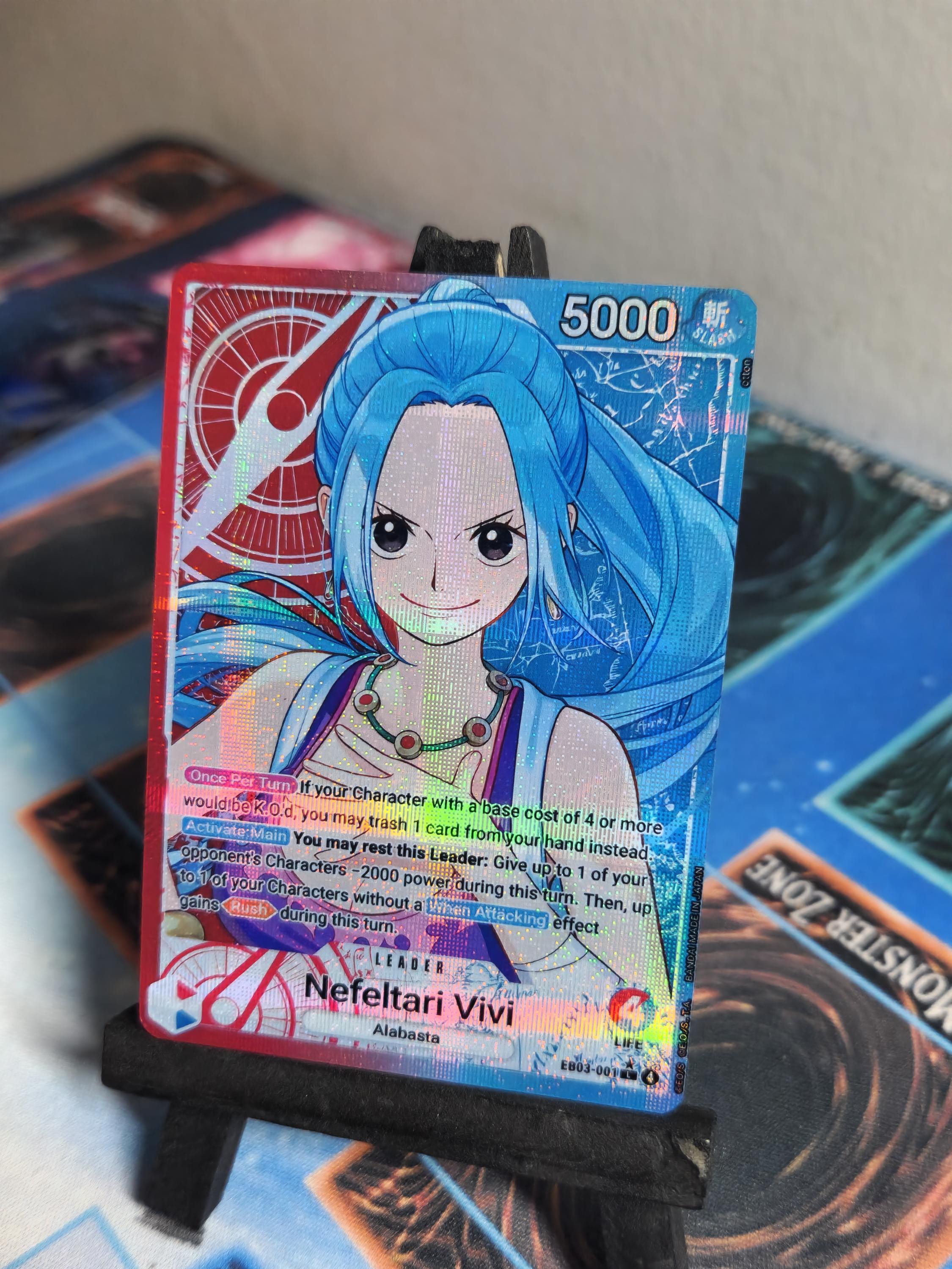 Nefeltari Vivi Leader alt art EB03-001 One Piece Proxy