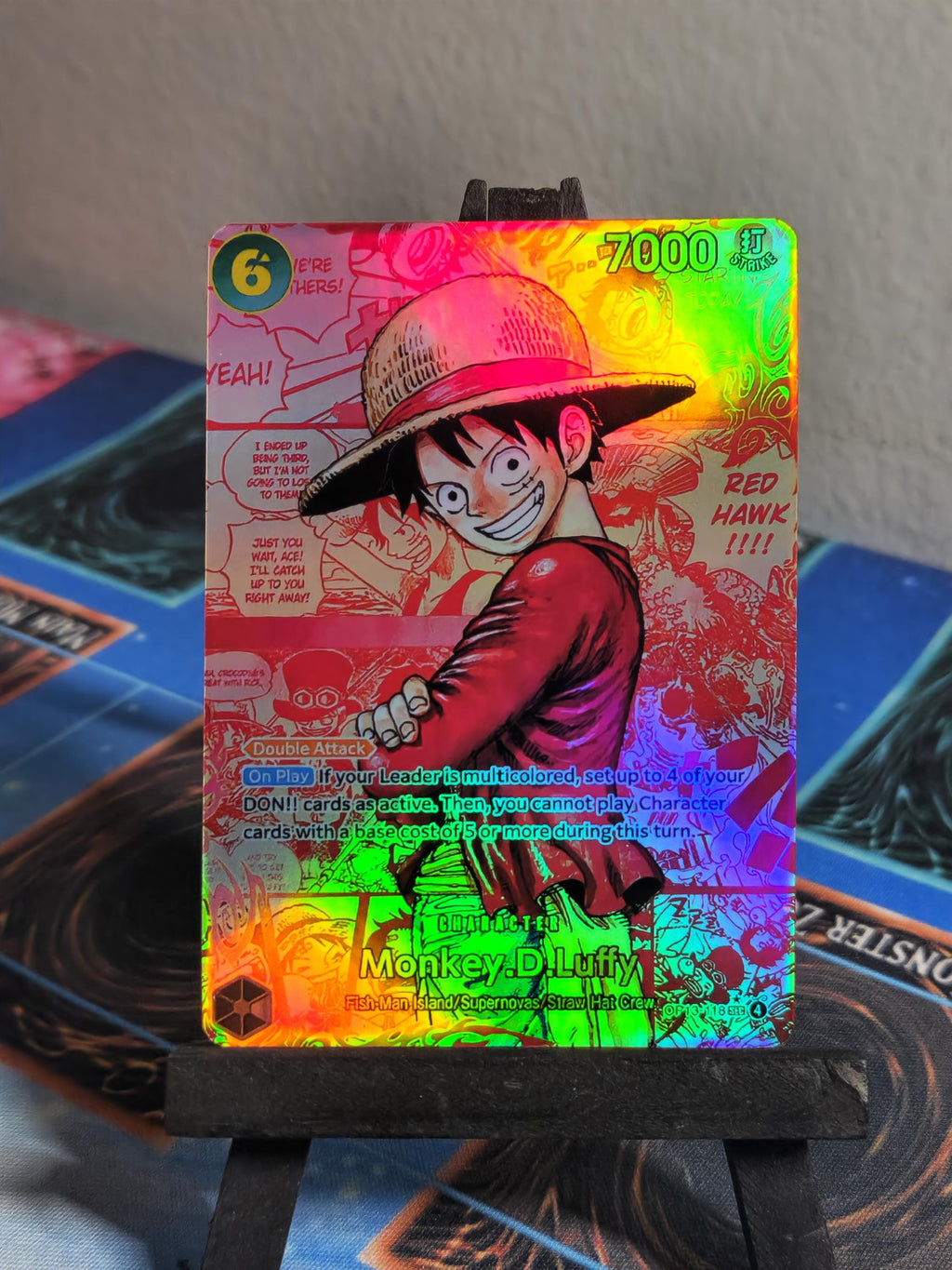 Monkey D Luffy Red Manga OP13-118 One Piece proxy