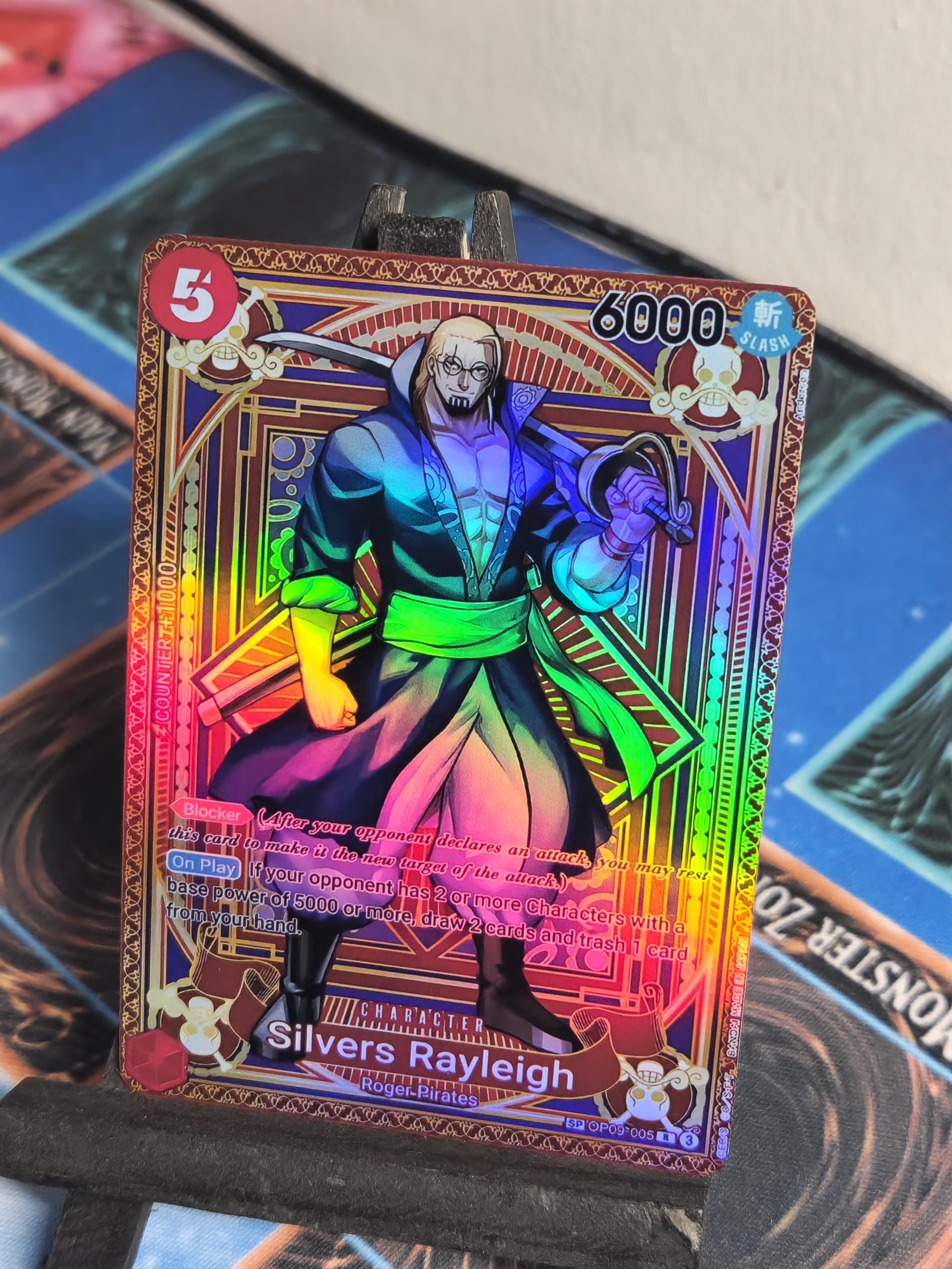 Silvers Rayleigh SP alt art OP09-005 One Piece Proxy