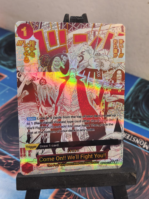 Come On!! We'll Fight You!! manga alt art op09-020 prb02 One Piece proxy