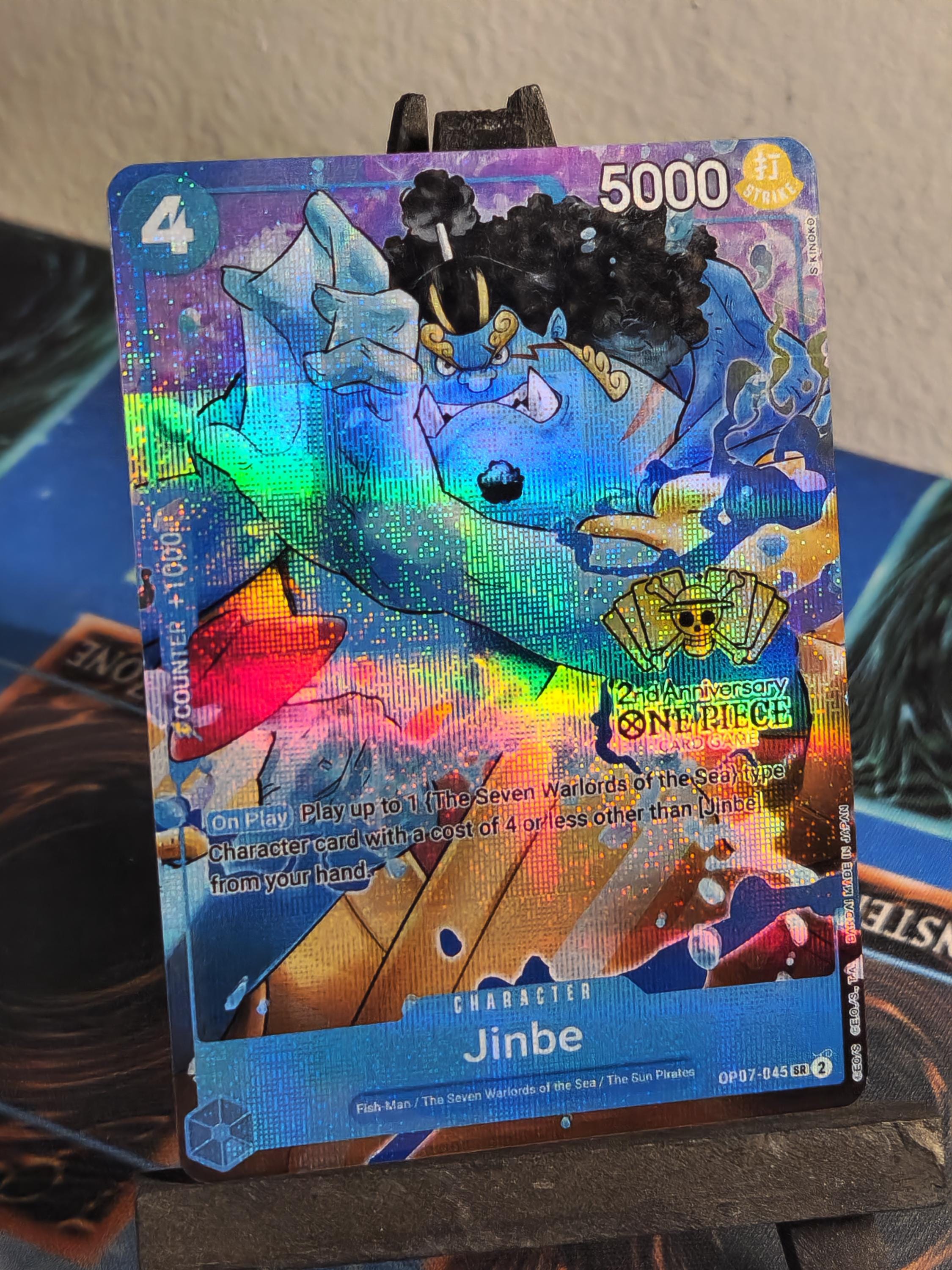 One Piece Jinbe 2nd Anniversary alt art op07-045 proxy