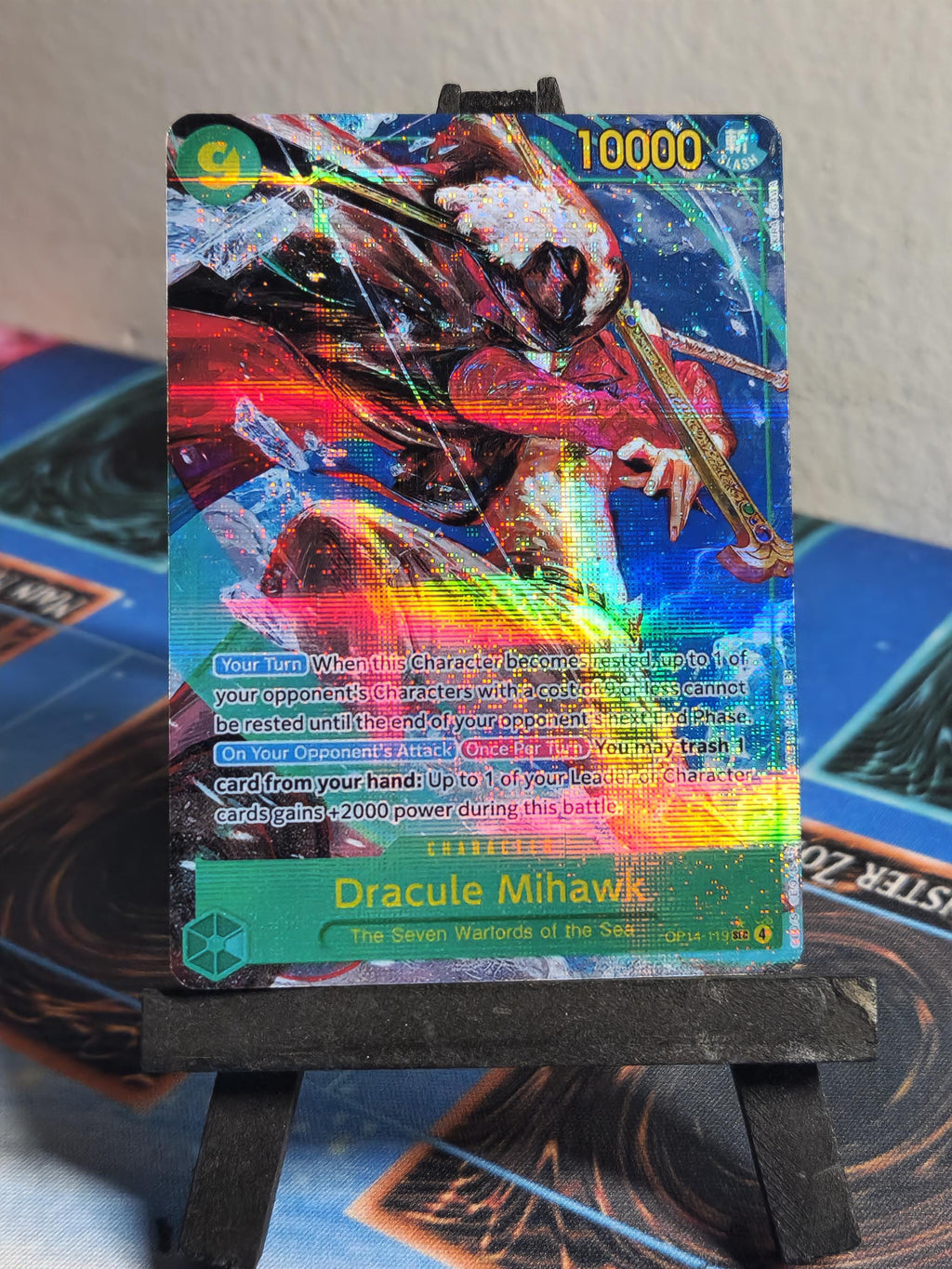 Dracule Mihawk alt art op14-119 One Piece proxy