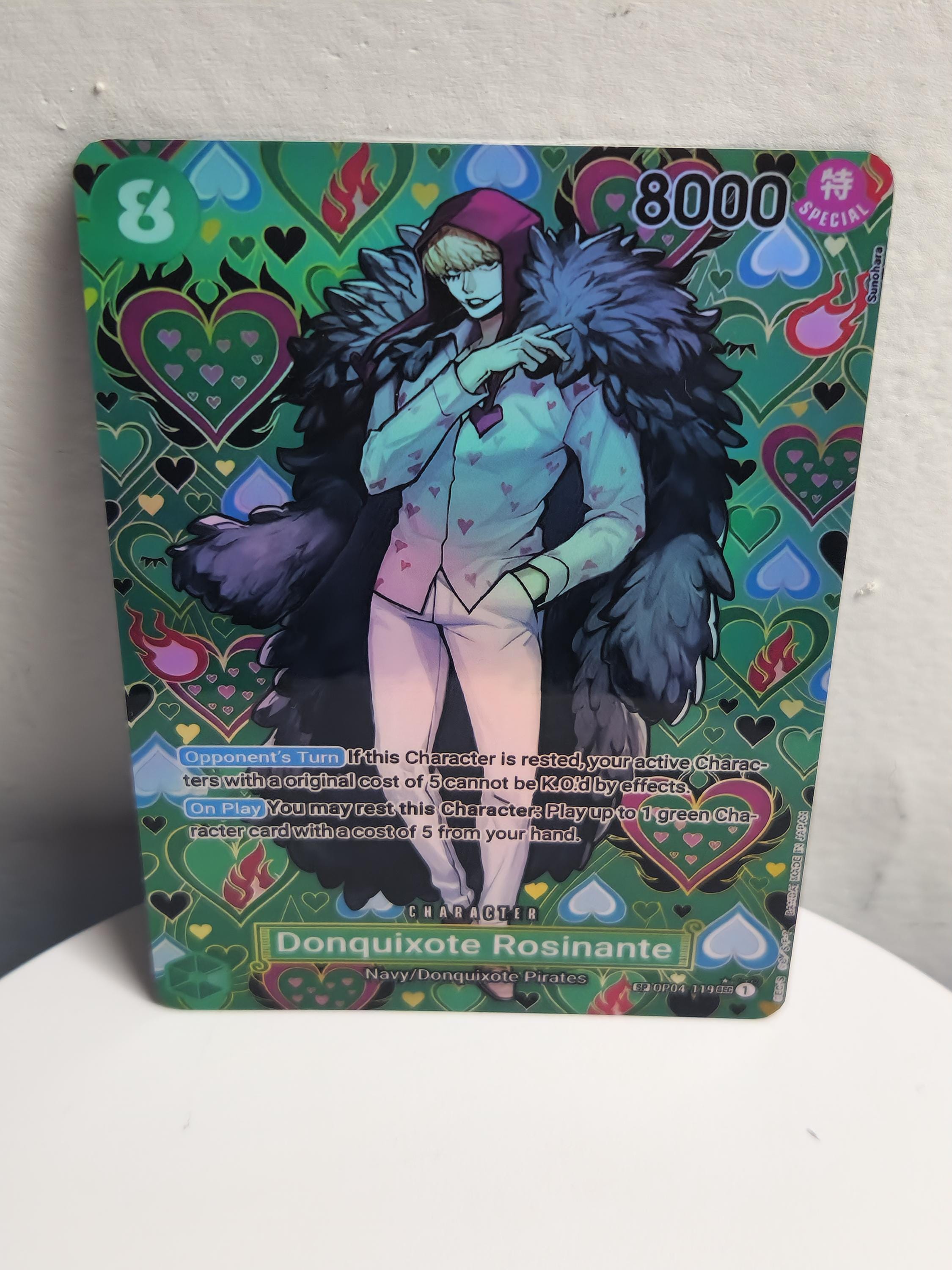 Donquixote Rosinante SP alt art op04-119 One Piece Proxy