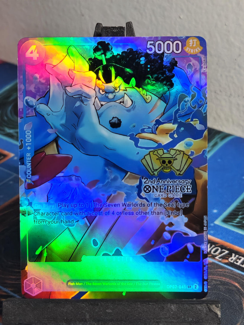 One Piece Jinbe 2nd Anniversary alt art op07-045 proxy