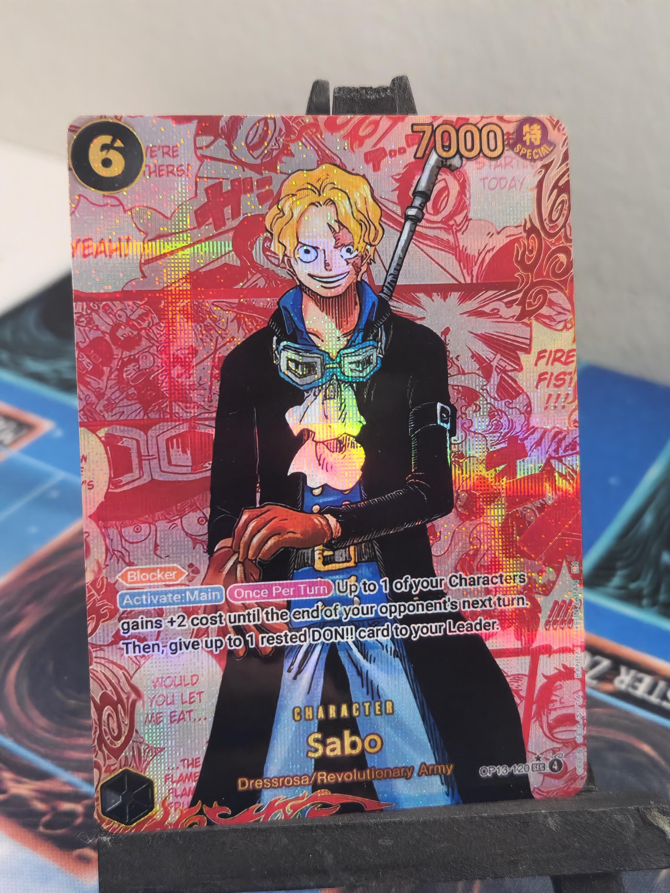Sabo manga red alt art op13-120 One Piece Proxy op13