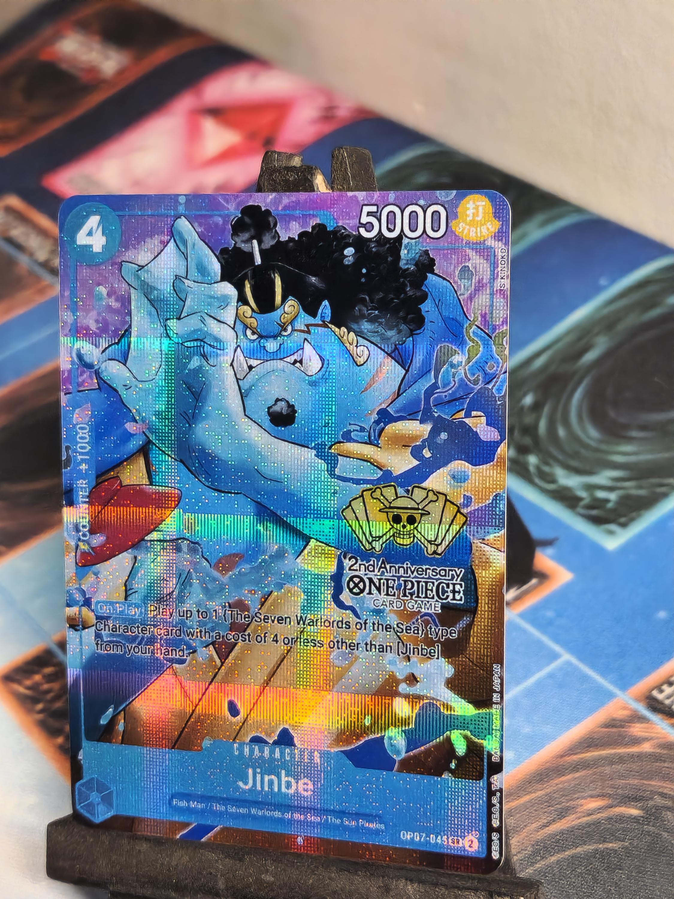 One Piece Jinbe 2nd Anniversary alt art op07-045 proxy